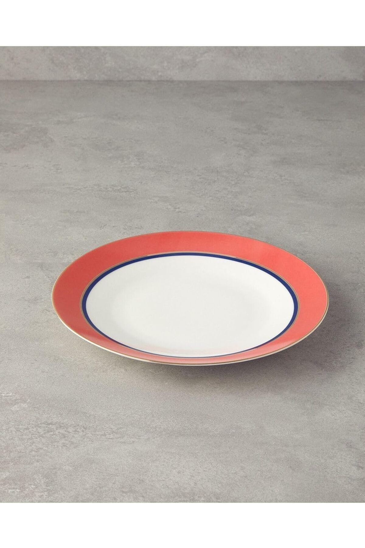 STOREMAX ELZ Home Carny Bone Porselen Servis Tabağı 25 cm Turuncu FRNTR 1127478