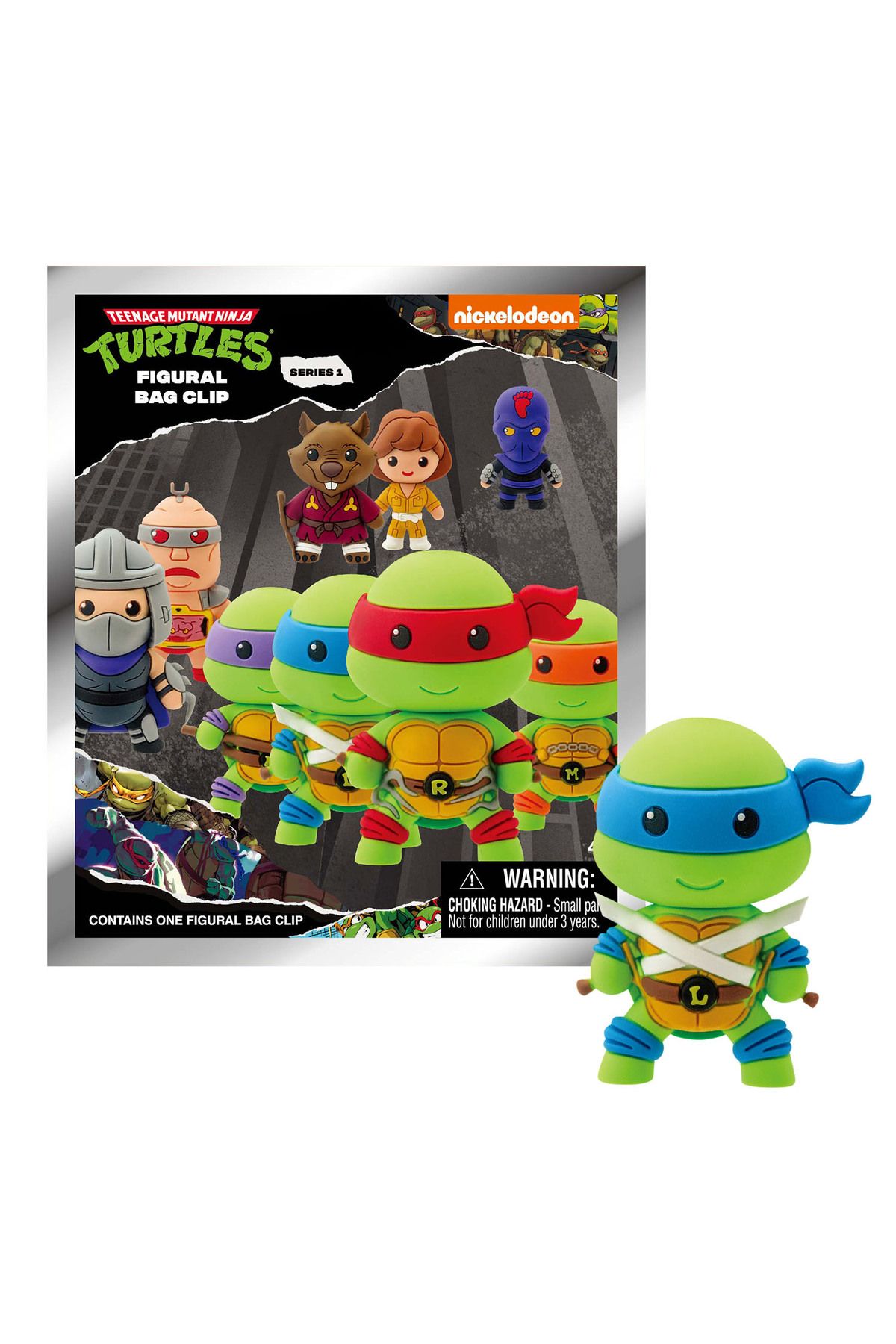 Monogram International Monogram Ninja Turtles Klipsli Sürpriz Figür Seri 1 63160