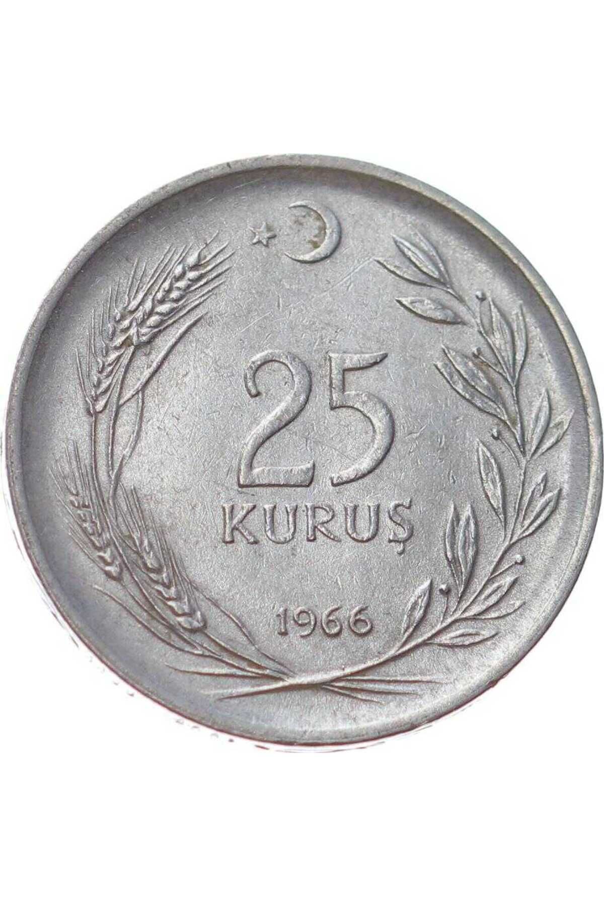 Gökçe Koleksiyon 1966 Yılı 25 Kuruş Çil TCM3079
