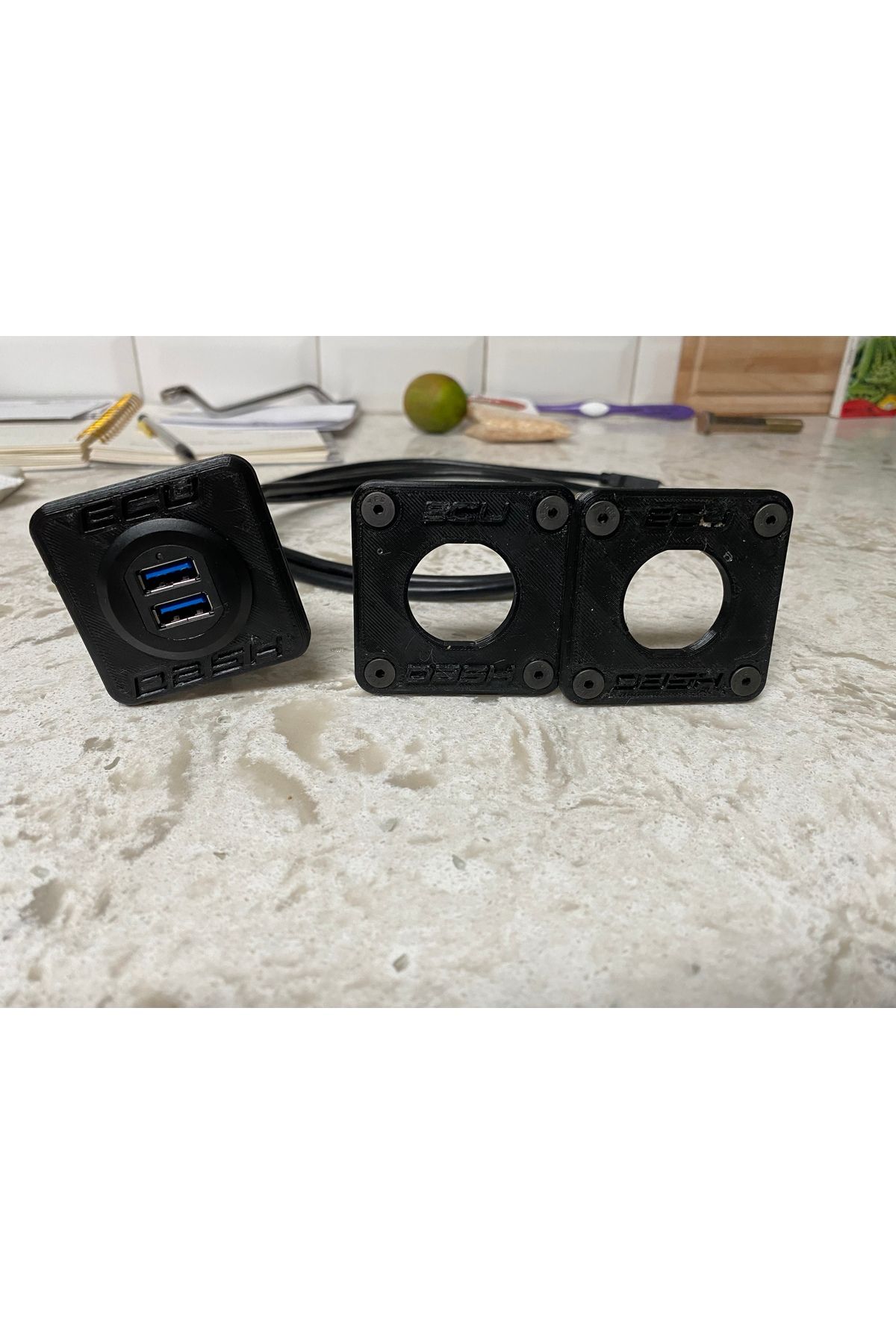 Lucest Holley Dash ECU USB Çerçevesi Yükseltilmiş Yazı (Plastik Aparattır!!!)