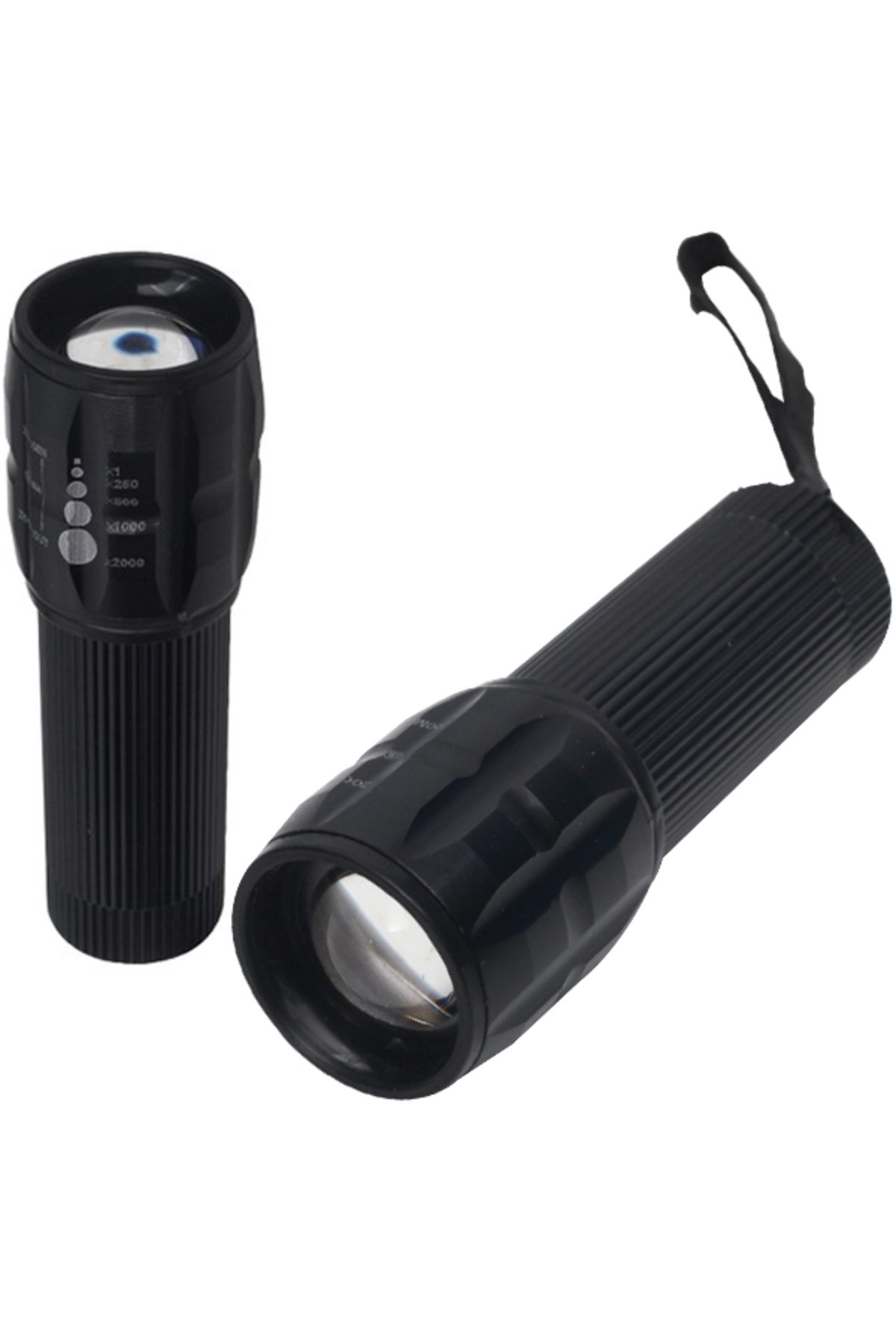 BYR Fırsat Byr Power Ledli Pilli Zoomlu+Flash Özellikli El Feneri (4172) Yeni