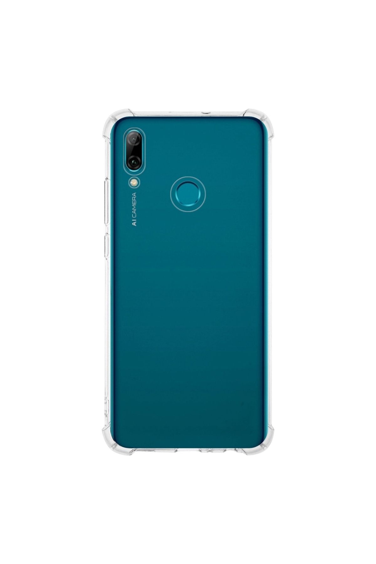 CaseArt Huawei P Smart 2019 ile uyumlu Kapak Köşe Korumalı Airbag Antishock Şeffaf Silikon Kılıf