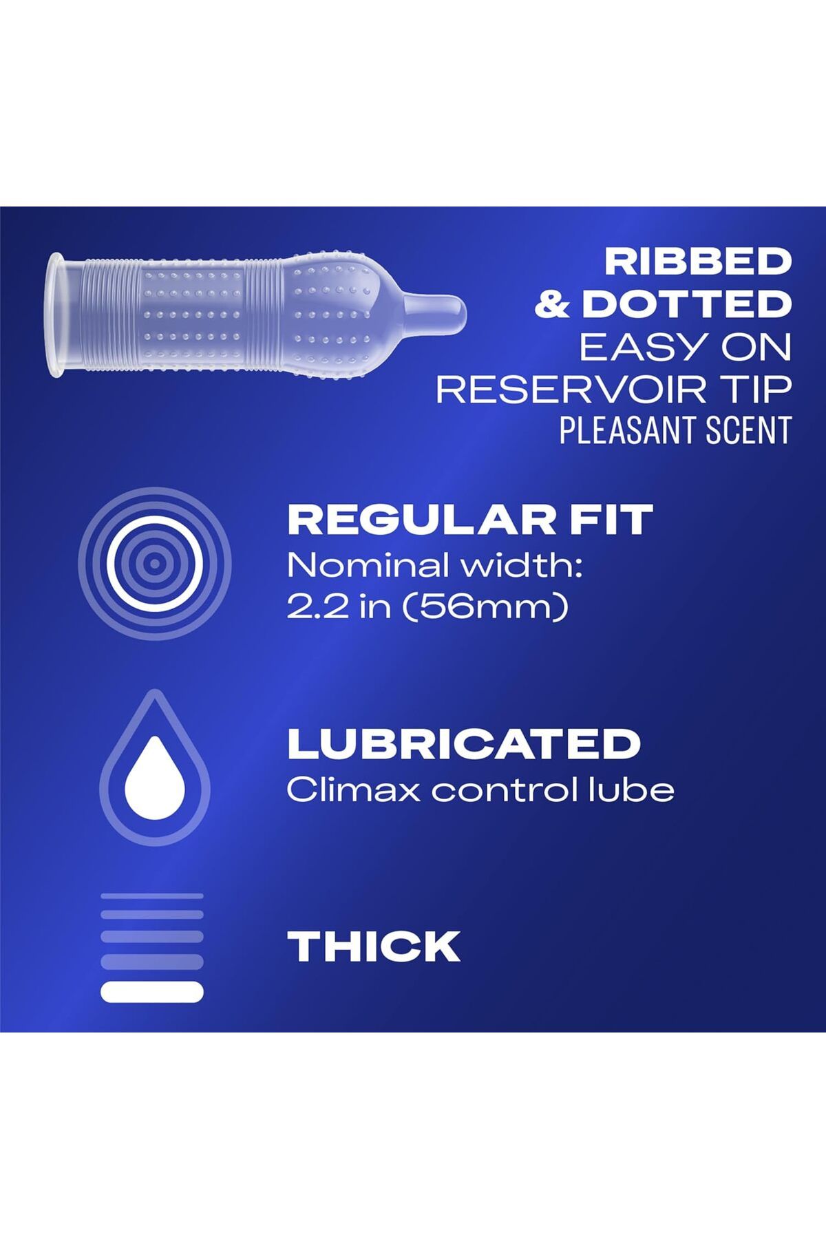 Durex-Prolong Natural Latex , 12 Count - Ultra Fine, Ribbed and Dotted with Delay Lubr 3