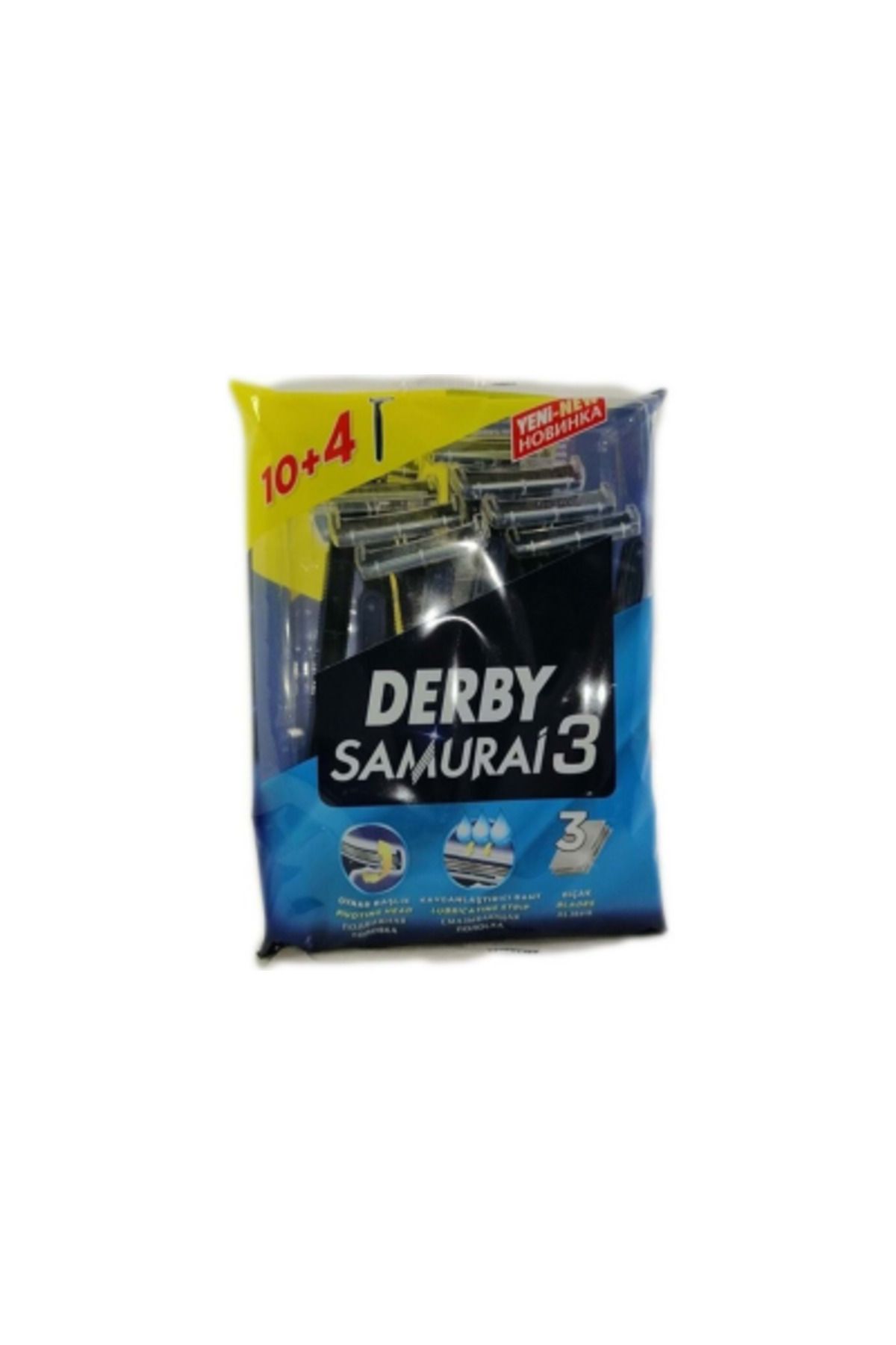 Vemora DERBY SAMURAİ 3 BIÇAK 10+4 PARÇA.POŞETLİ (5166)