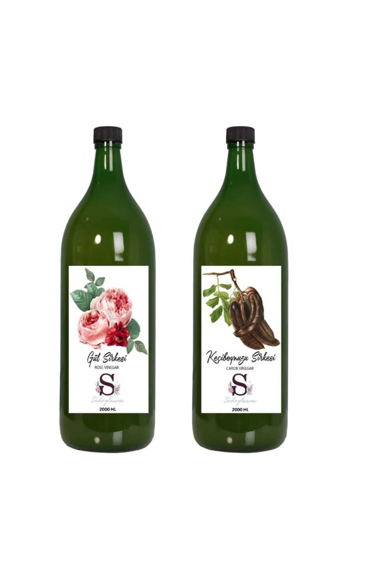 Süheylaana Doğal Gül Sirkesi 2000 Ml - Doğal Keçiboynuzu Sirkesi 2000 Ml