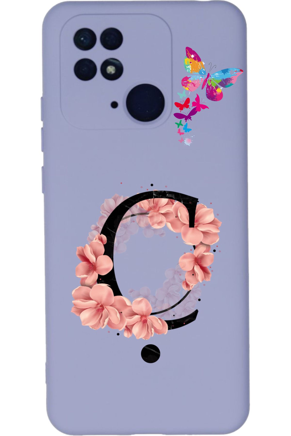 Rotaks Xiaomi Redmi 10c Uyumlu Kılıf Lansman Kadife İç Yüzey İsme Özel Baskılı
