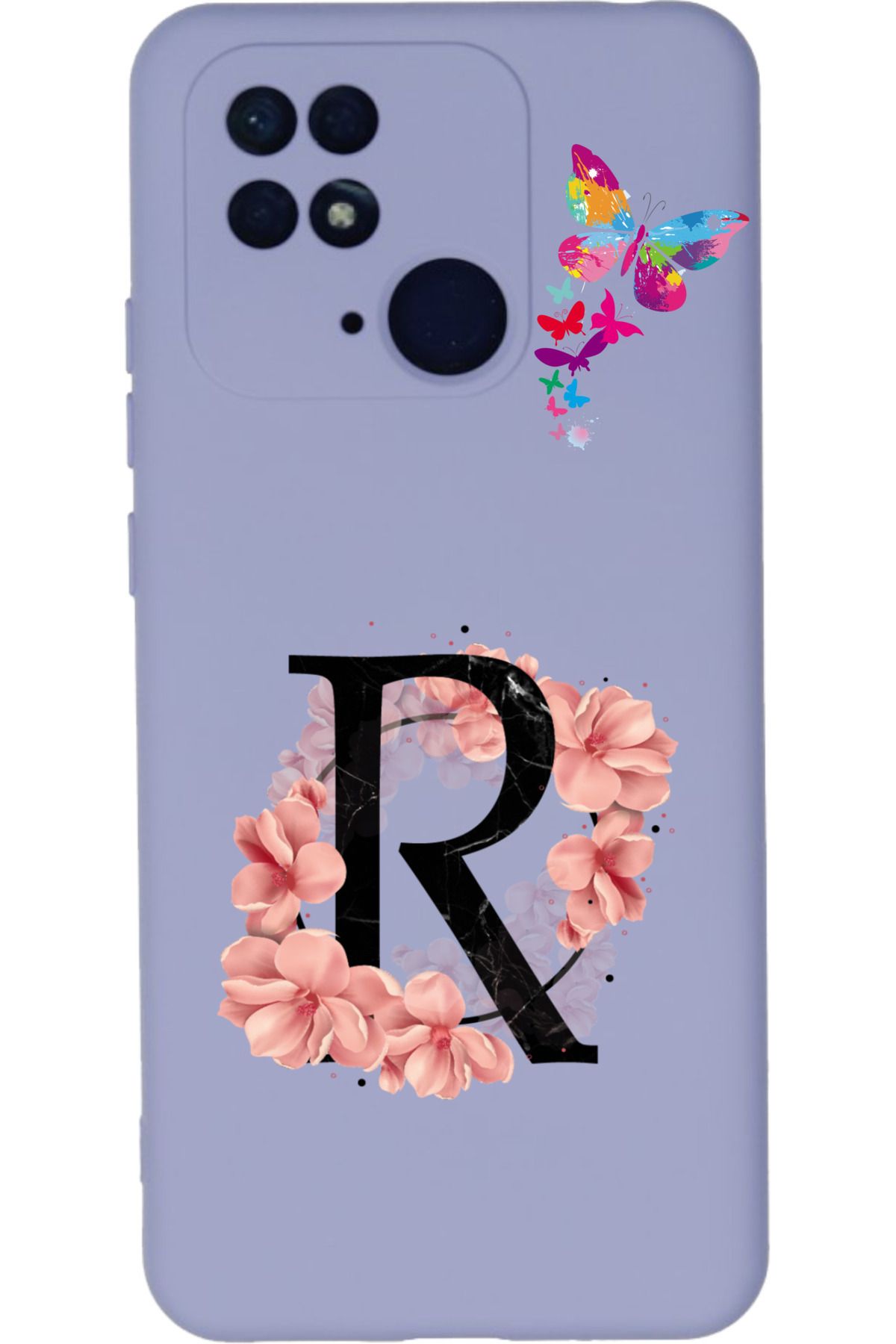 Rotaks Xiaomi Redmi 10c Uyumlu Kılıf Lansman Kadife İç Yüzey İsme Özel Baskılı