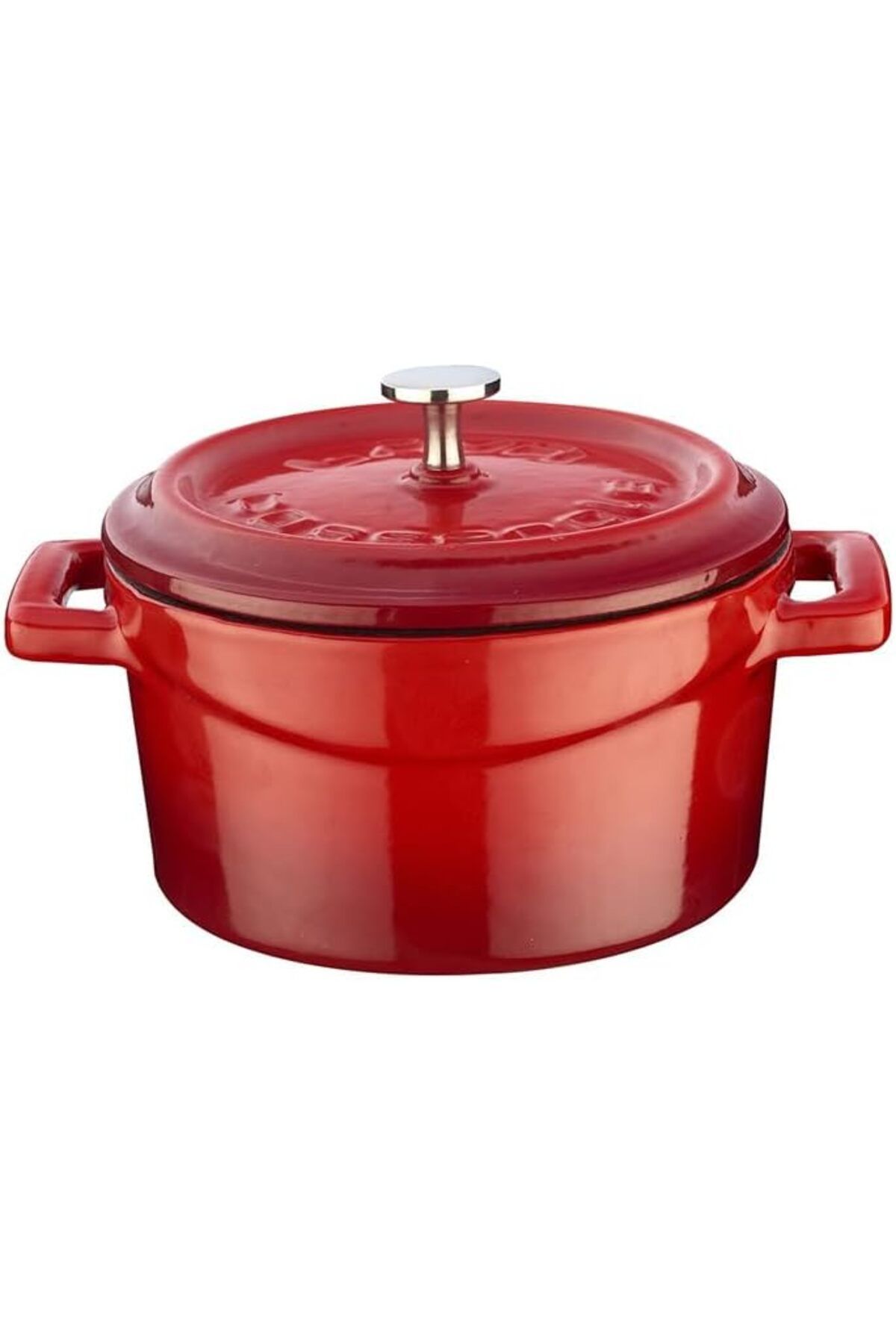 STOREMAX ELZ Metal Döküm Mini Tencere, 10 cm, 0.35 L Hacim, Kırmızı FRNTR 1127478
