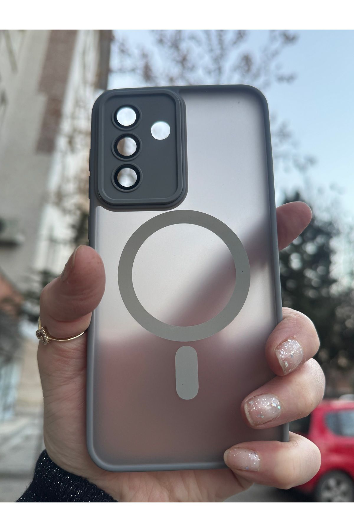 DÜNYA AKSESUAR Samsung Galaxy A36 Lens Korumalı Kılıf Mat Darbe Önleyici Tam Koruma Silikon Kılıf