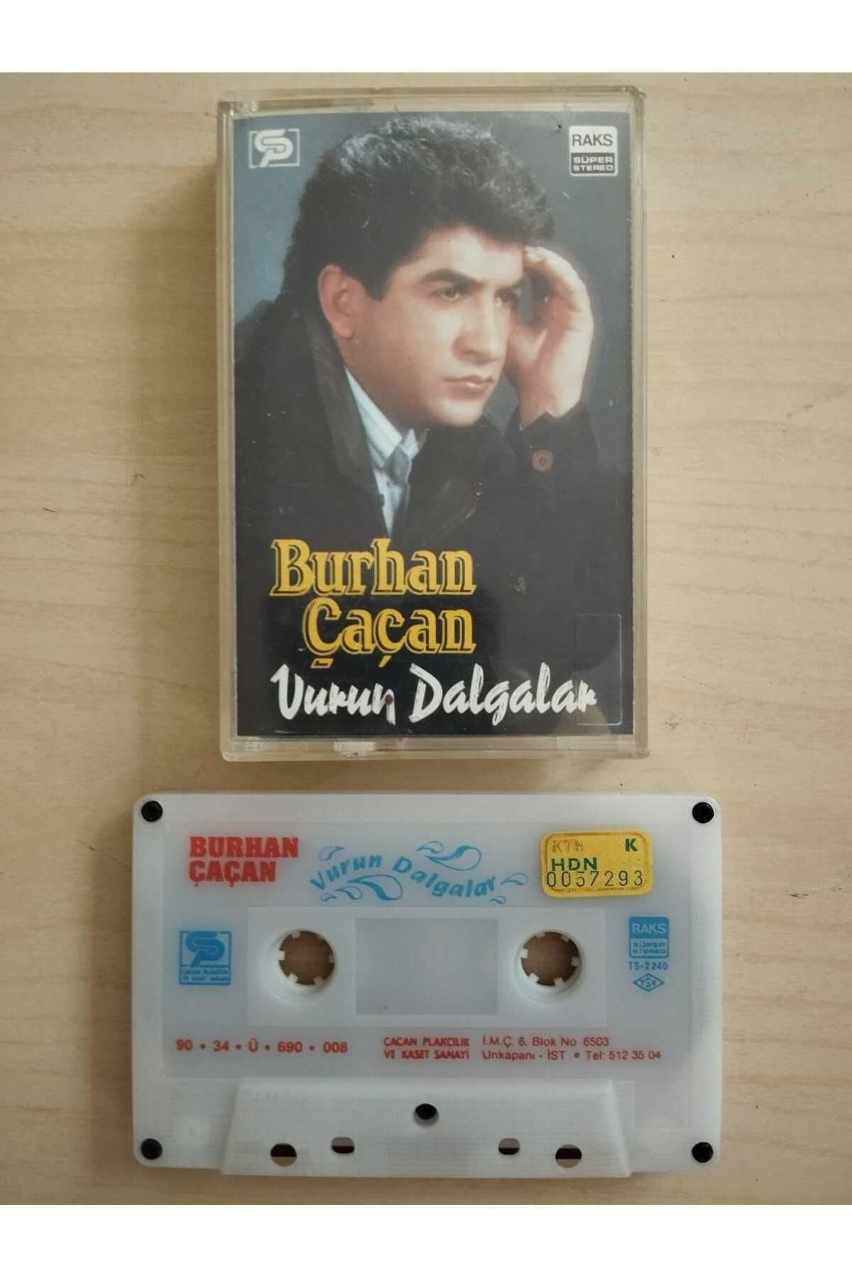 Plakperest Burhan Çaçan – Vurun Dalgalar - 1990 Türkiye Basım Kaset Albüm-2.el