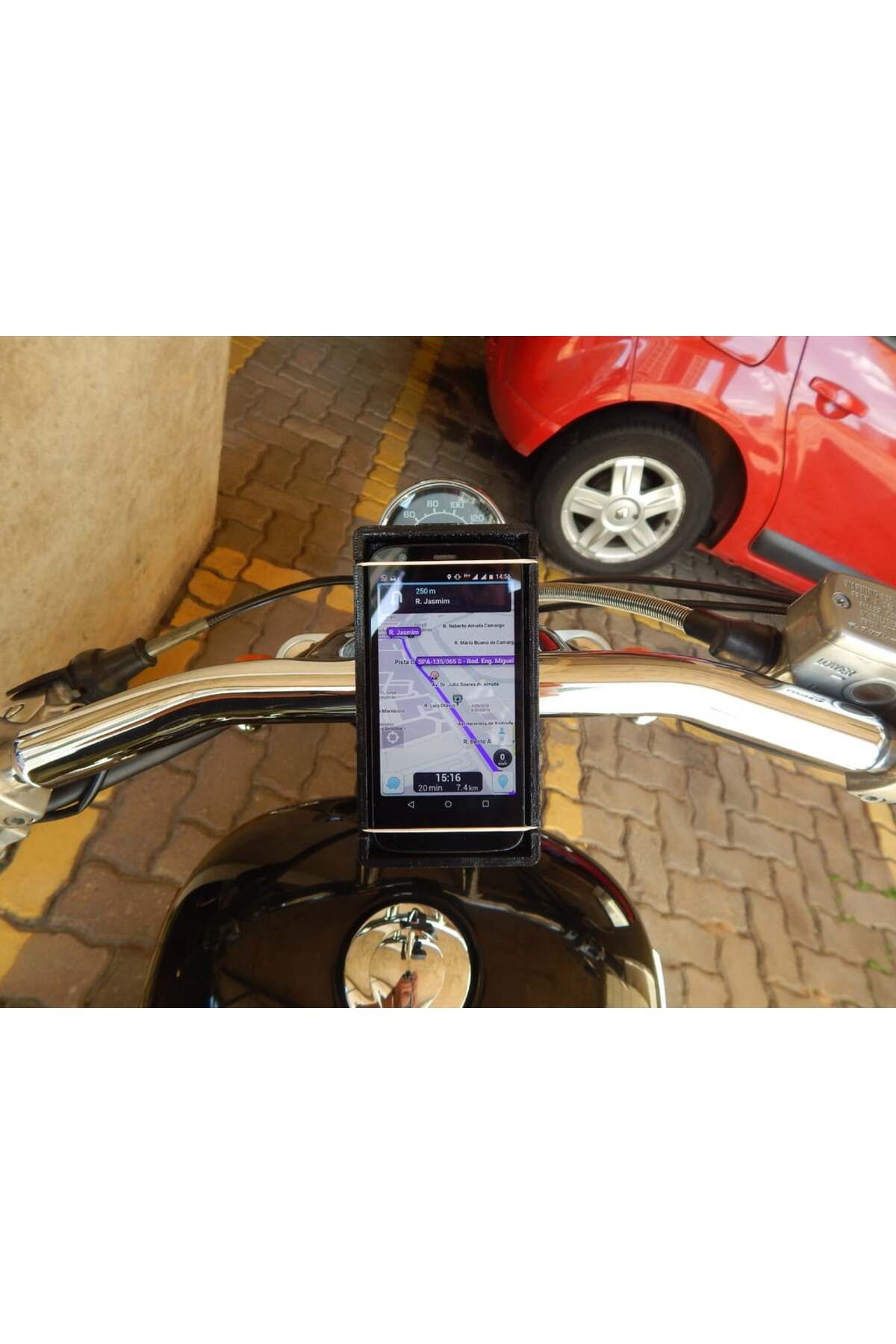 Lucest Motosikletler için evrensel cep telefonu montajı / tutucu (Plastik Aparattır!!!)