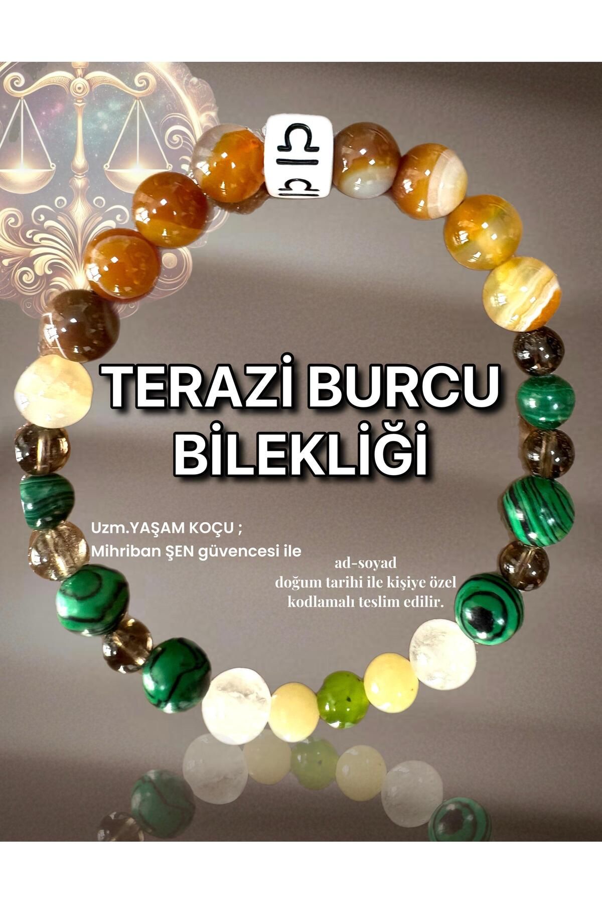 Mihri Doğaltaş Terazi Burcu Bilekliği
