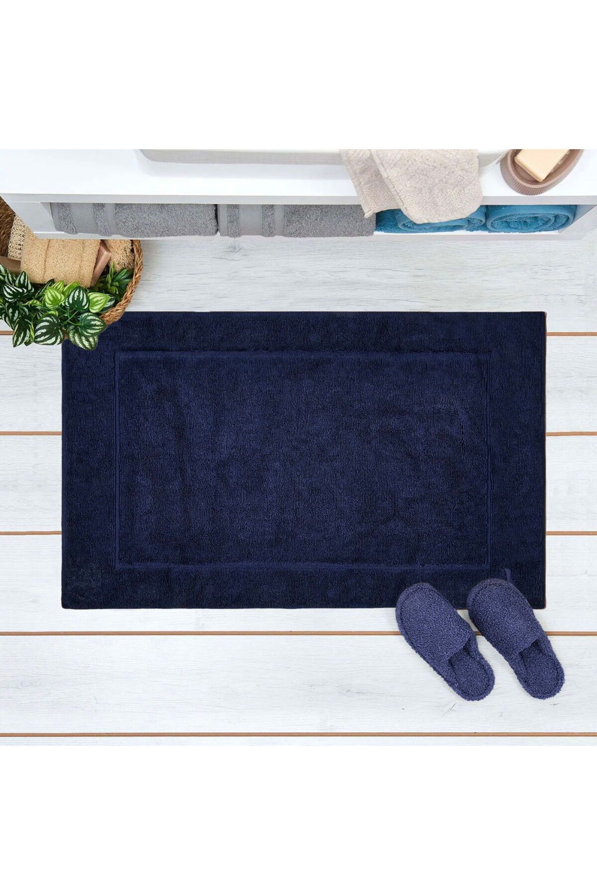 MATMEL Fly Banyo Paspası - Lacivert - 60x100 cm