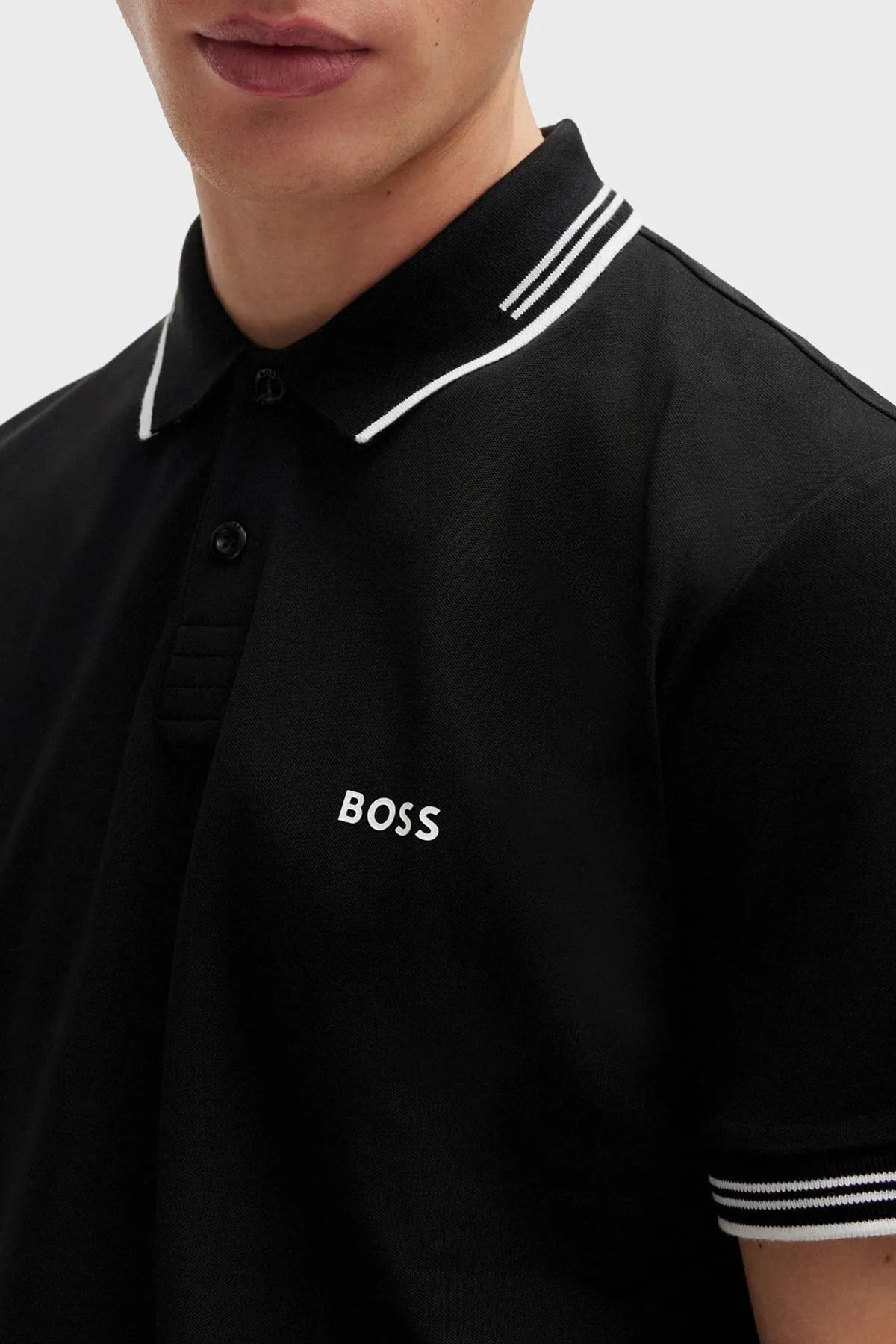 تی شرت یقه پولو مردانه PREMIUM SLIM FIT POLO BOSS