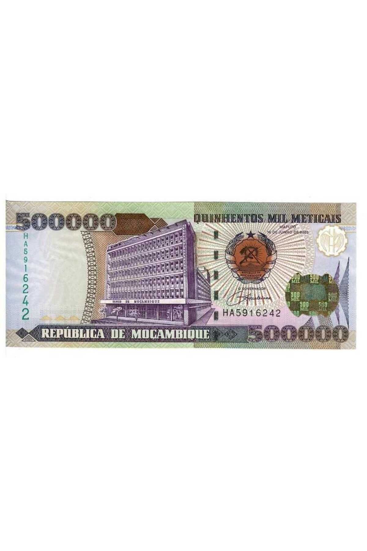 Gökçe Koleksiyon Mozambik 500000 Meticais 2003 ÇİL YKP113