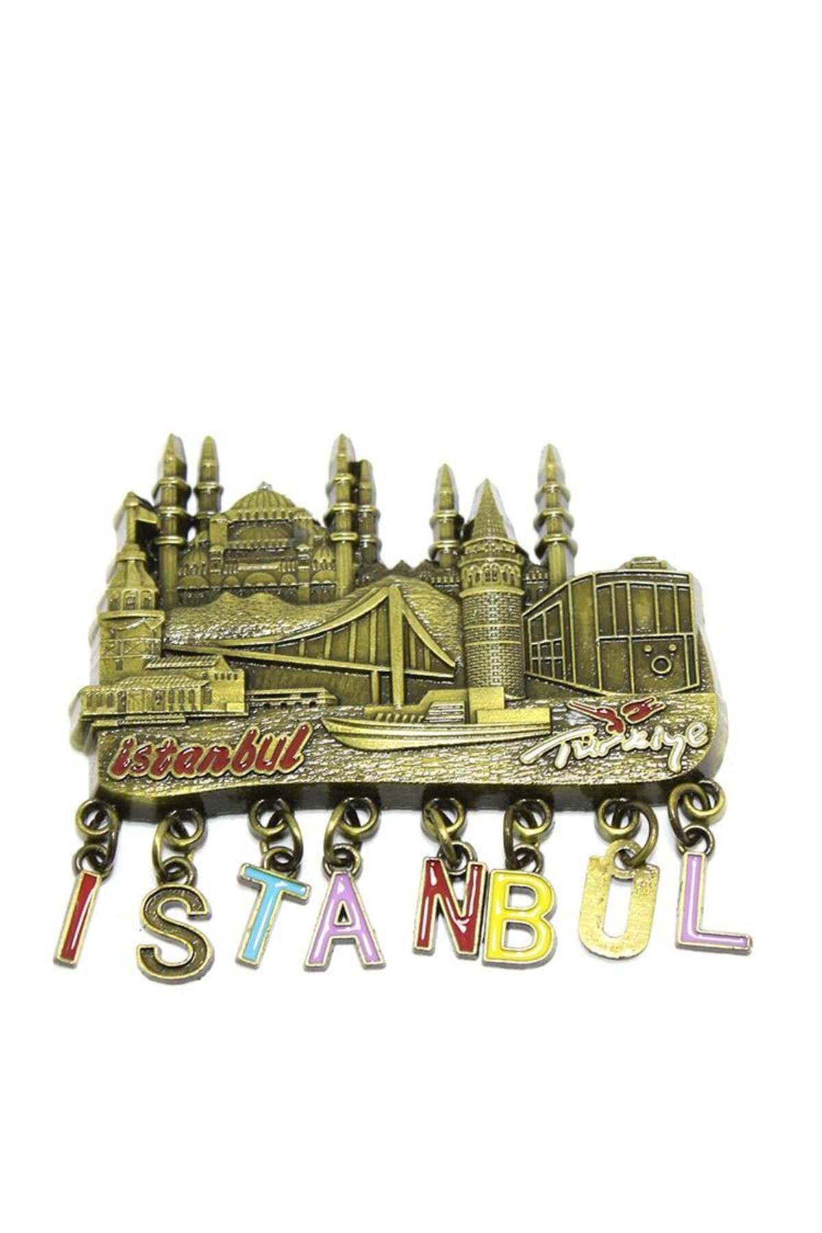 alsepeteavm Metal İstanbul Temalı Yöresel Magnet 2Alk79