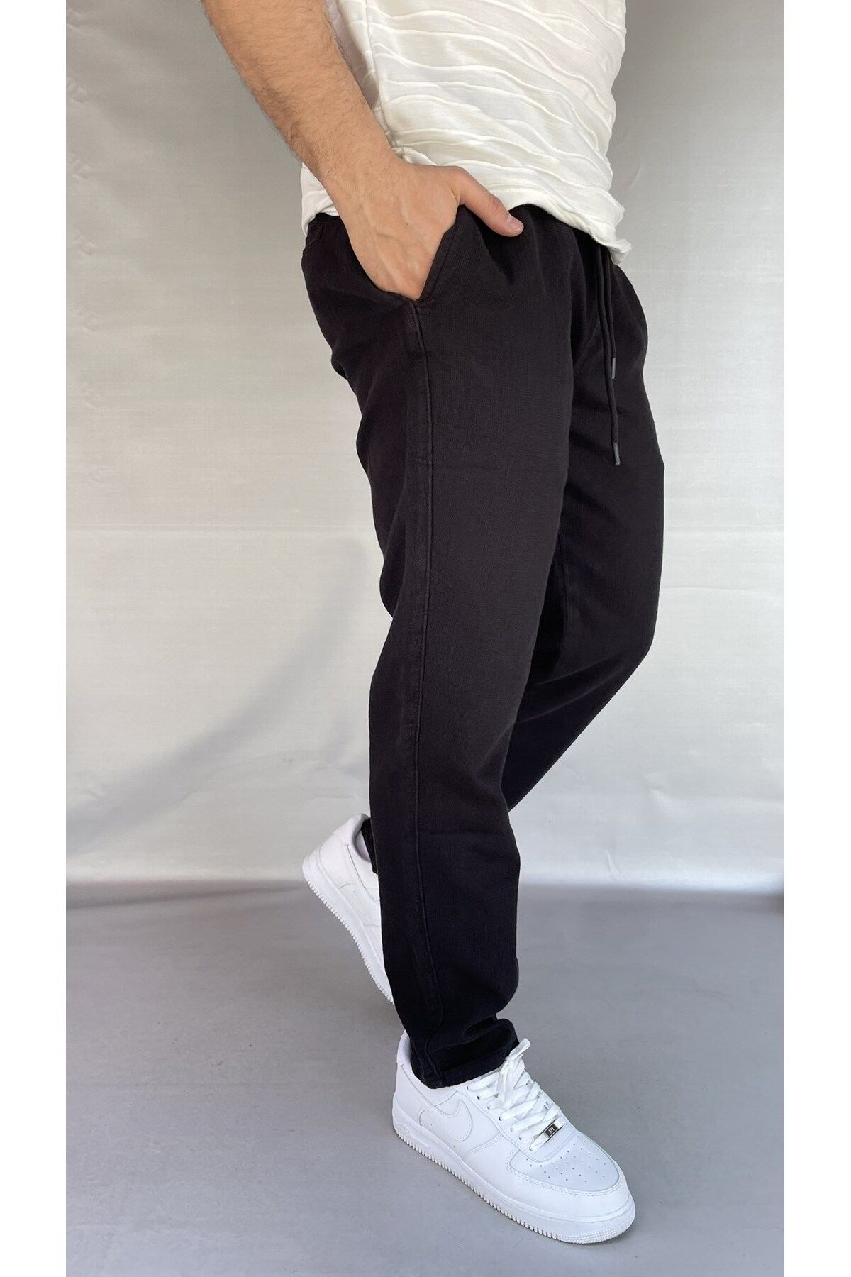 Casualmen32 Difransel Keten Baggy Fit Pantolon