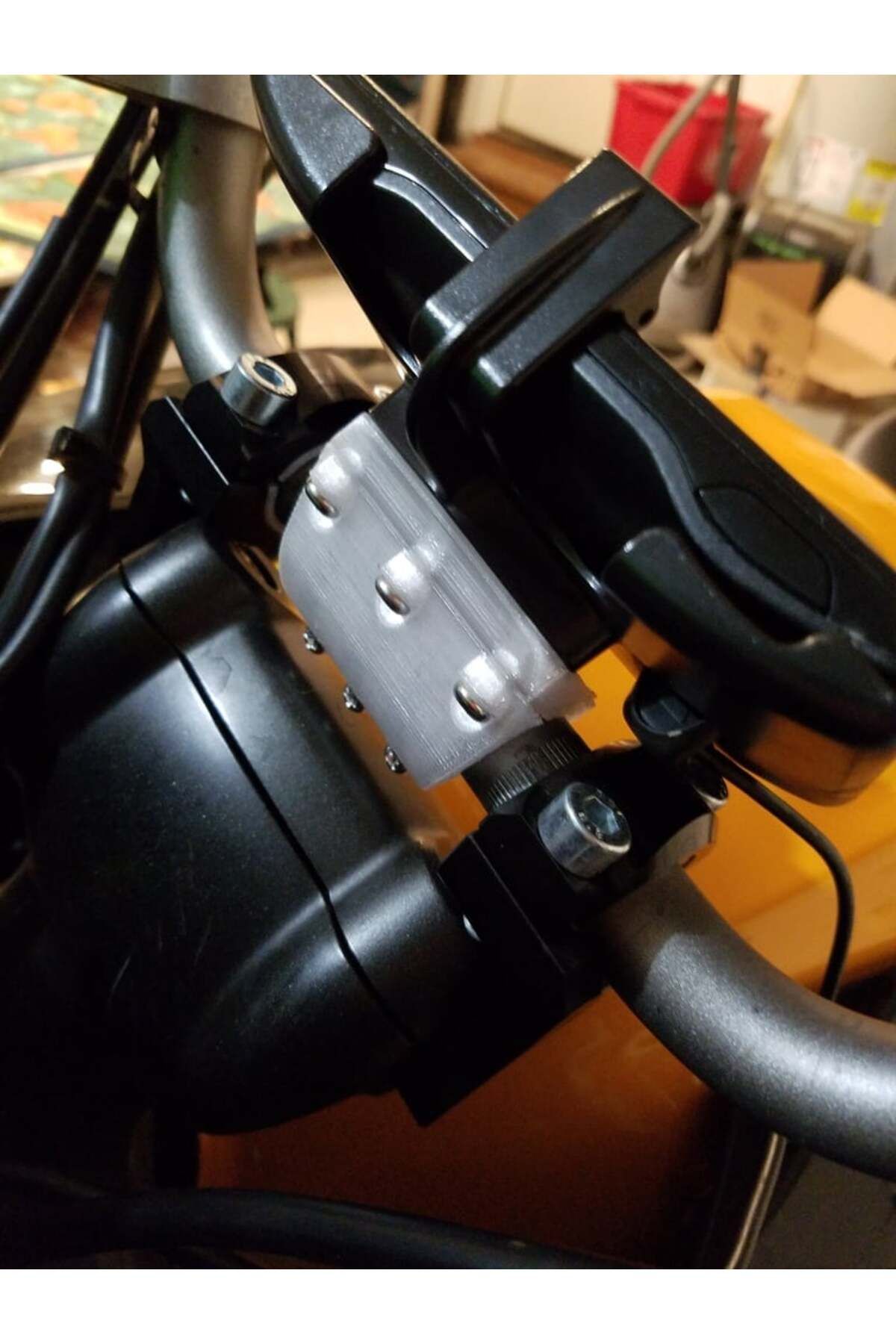 Lucest Motosiklet gidonları için RAM GPS montaj kelepçesi (Plastik Aparattır!!!)