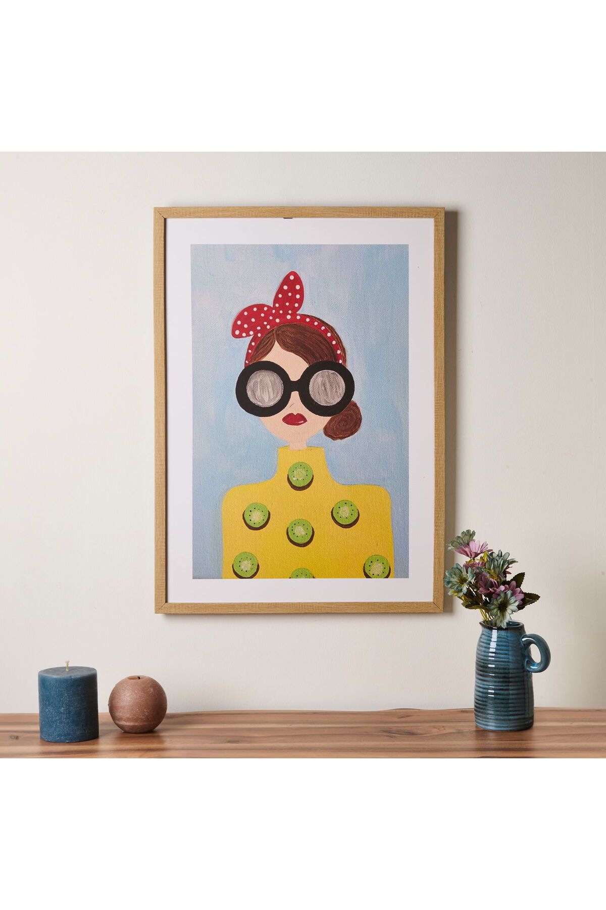 MATMEL Pañuelo Tablo - Renkli - 70x50 cm