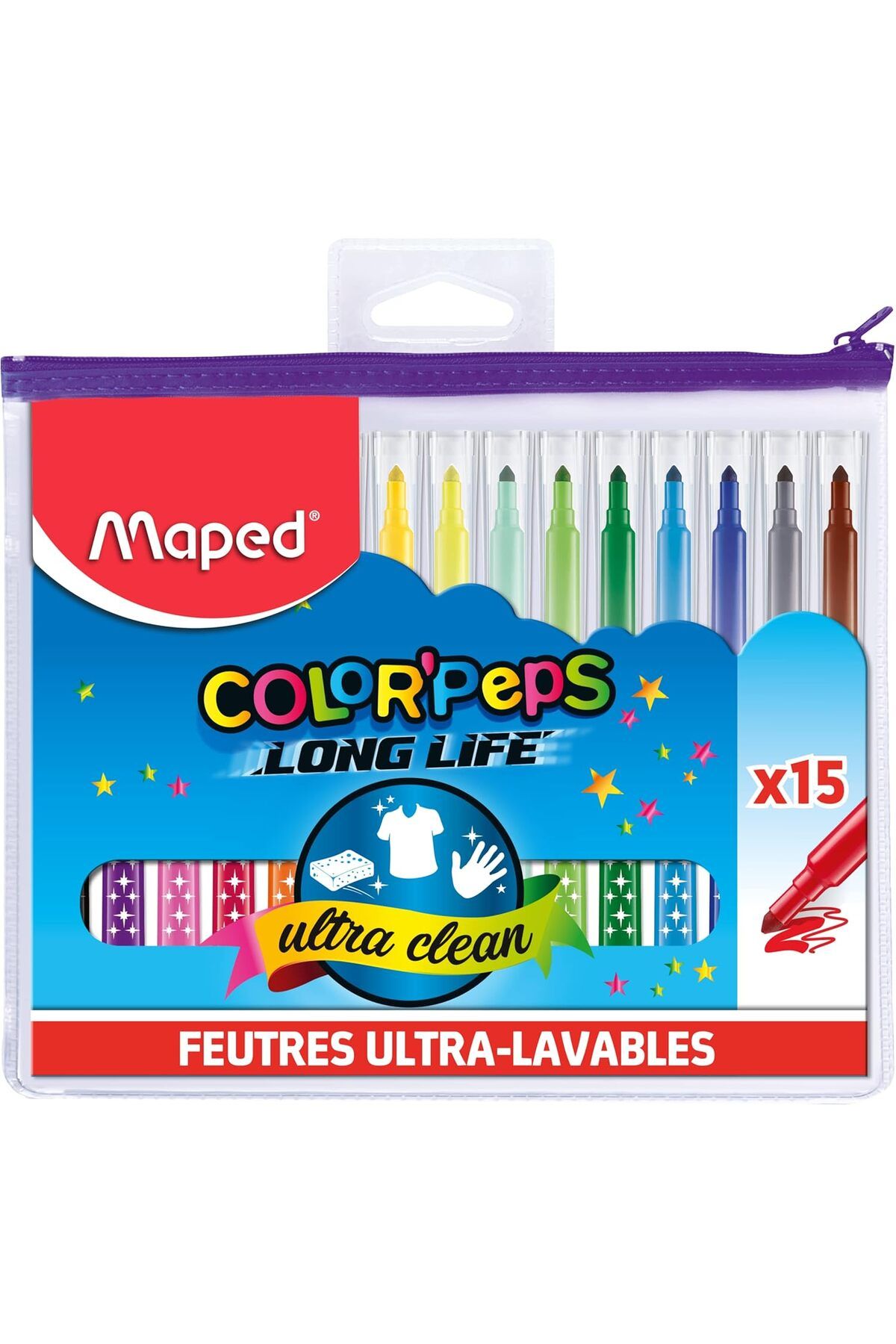 STOREMAX ELZ Long Life Keçeli Kalem 15'li - Plastik Çantalı FRNTR 1127478