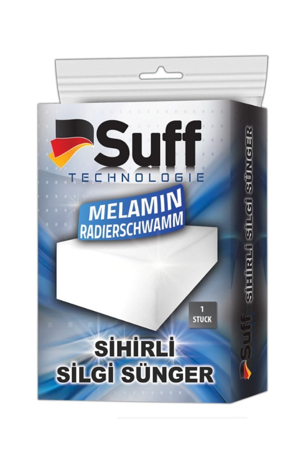 Suff (2 Adet) Tüm Yüzeyler İçin Sihirli Detay Süngeri Melamin Silgi Sünger Beyaz (Oto & Ev & Tekne)