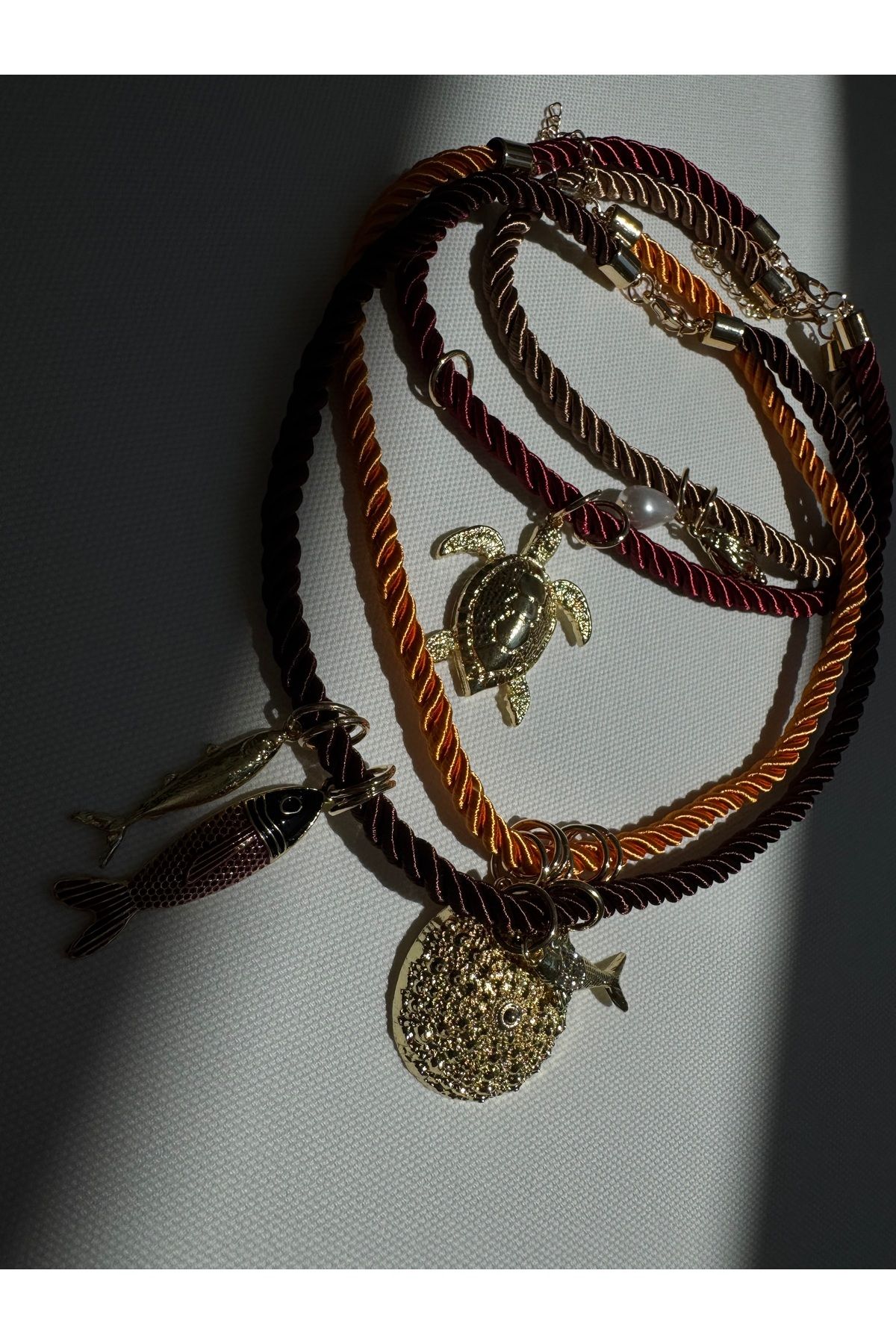 popcouturetr Çoklu Halat Kolye
