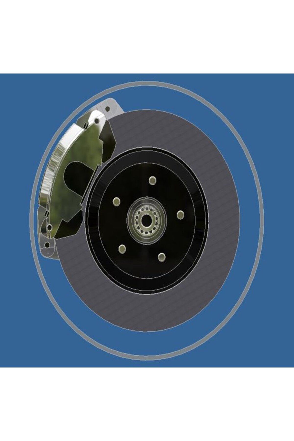 Lucest İkinci Gen. Camaro 13 1/2 "C4 Fren Kaliper Braketi (Plastik Aparattır!!!)
