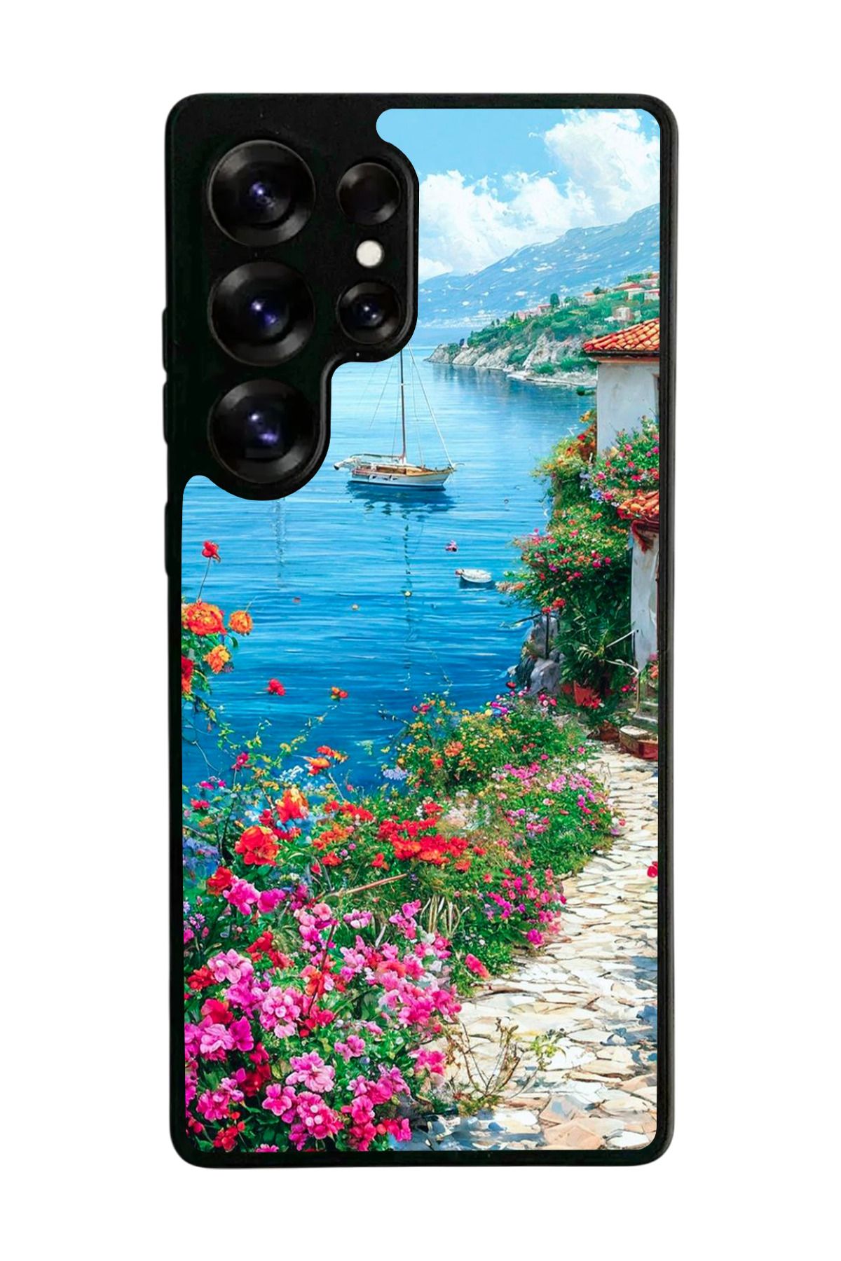 BGAKSESUAR Samsung Galaxy S25 Ultra Uyumlu Siyah Kılıf – Yumuşak Silikon, Koruyucu, Şok Emici Kapak