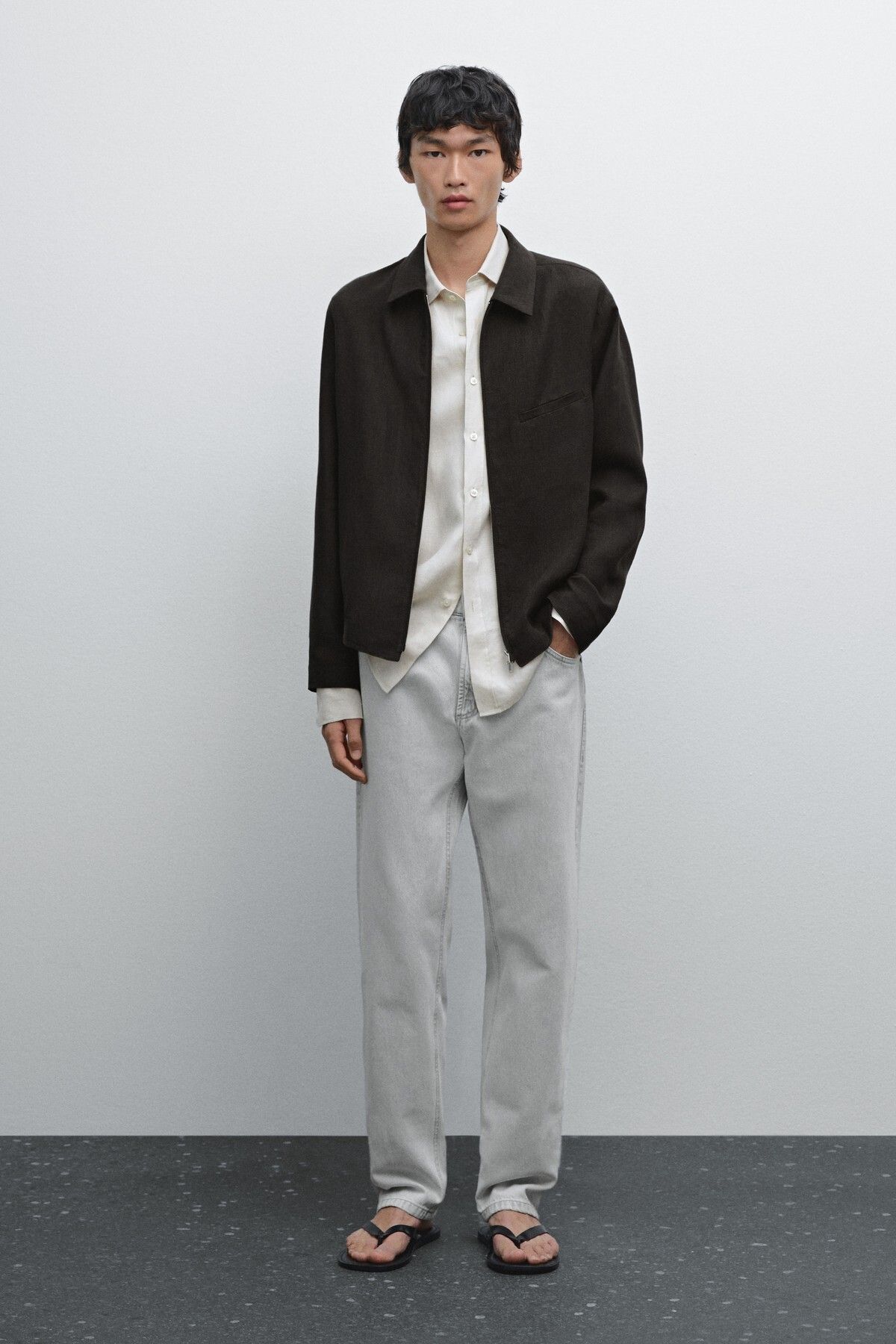Massimo Dutti Hafif relaxed fit jean