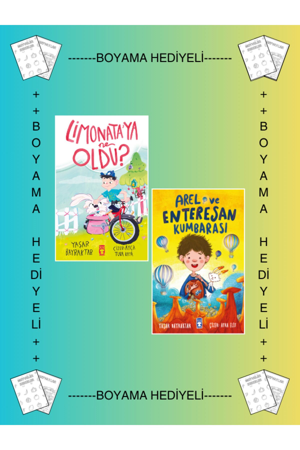 Timaş Çocuk Boyamalı - Limonataya Ne Oldu? - Arel ve Enteresan Kumbarası