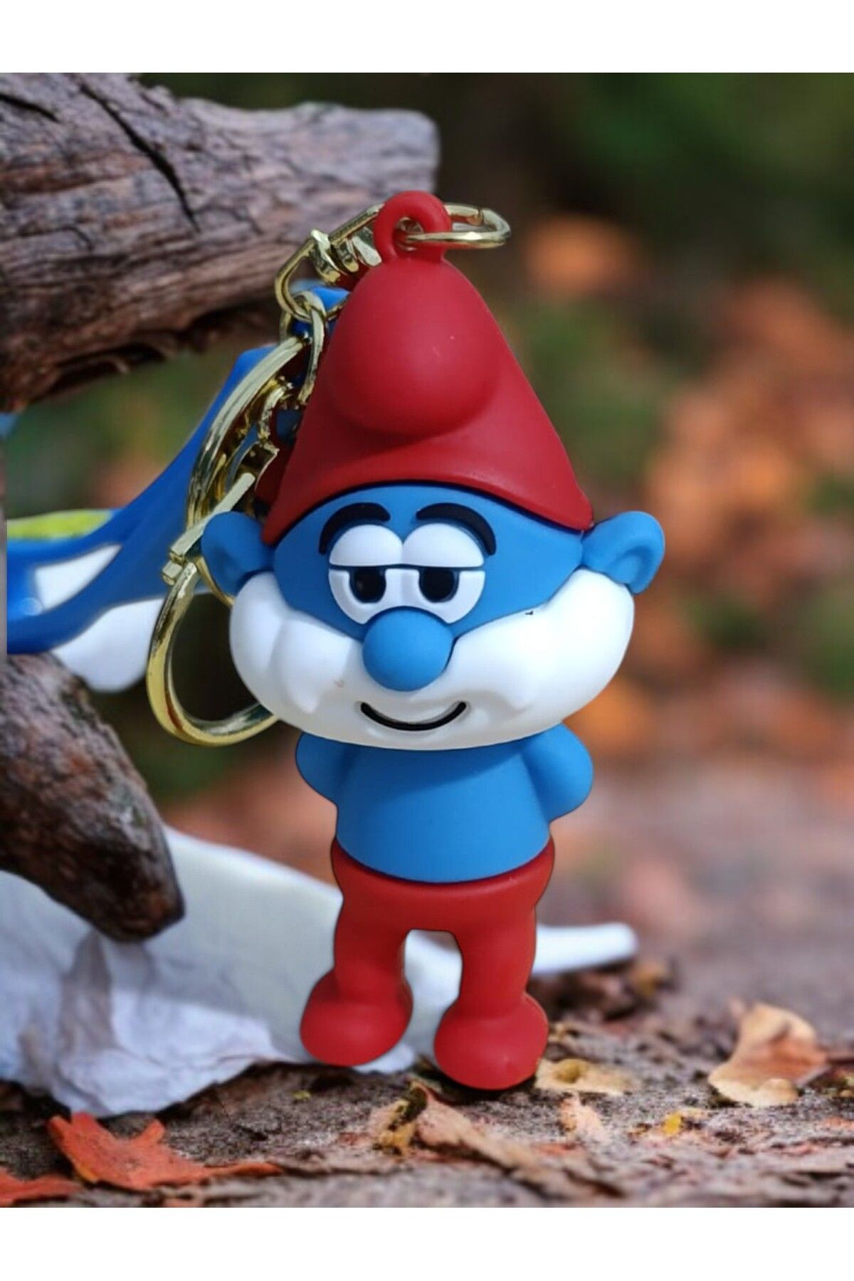 shop Şirin Baba 3D Orta boy Çanta Süsü Anahtarlık Oyuncak