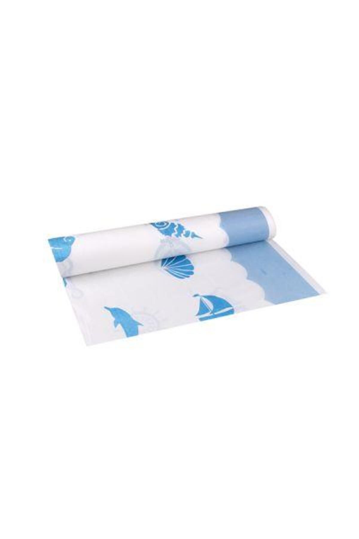 Roll-Up Deniz Desenli Kullan At Masa Örtüsü 100*150 Cm Paket:16 Yaprak