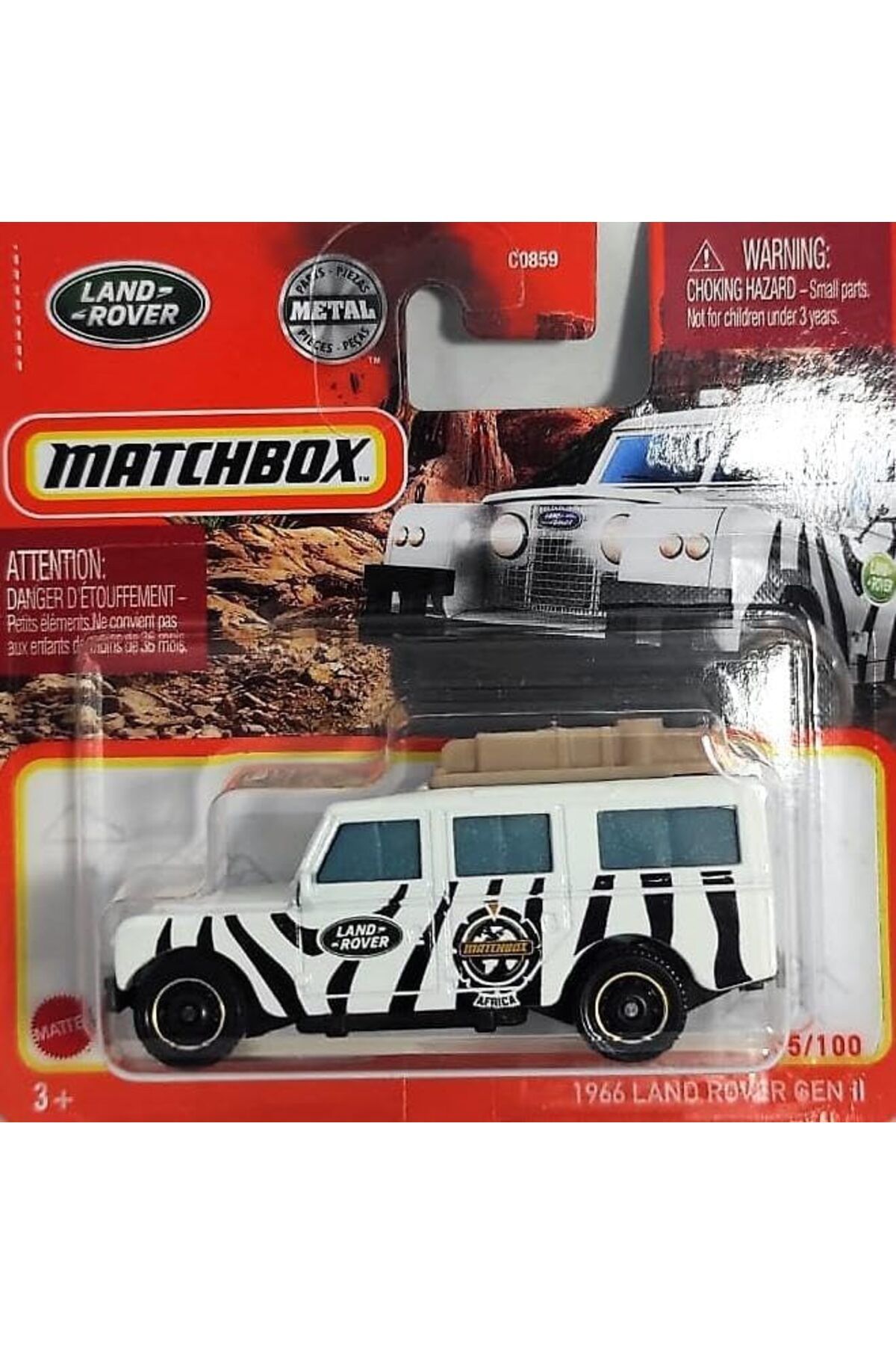 STOREMAX ELZ Metal 2022 Kibrit Kutusu 1966 Land Rover Gen 11 45/100 (Kısa Kart) HFR76 FRNTR 1127478