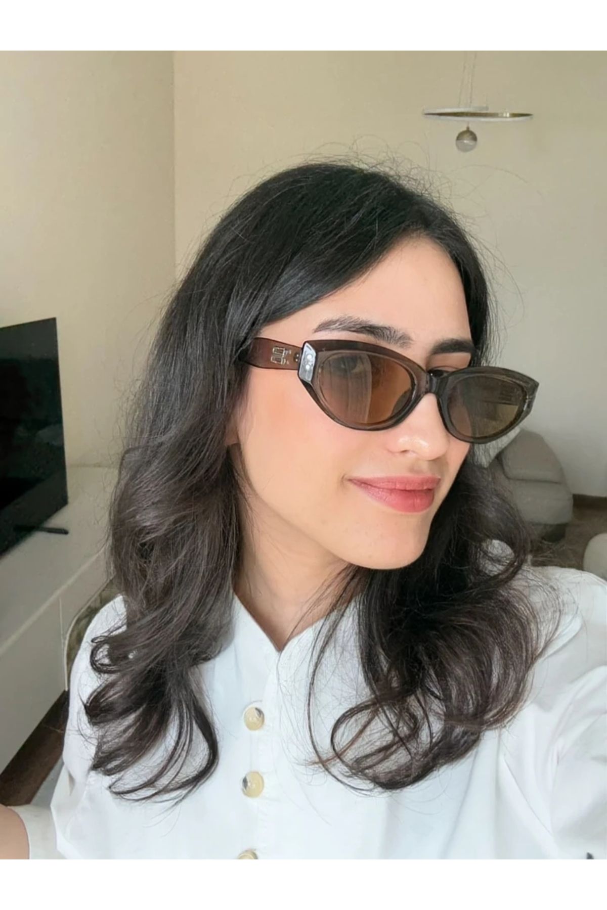RoseandRoses Kairi Orijinal Model Güneş Gözlüğü Kahverengi