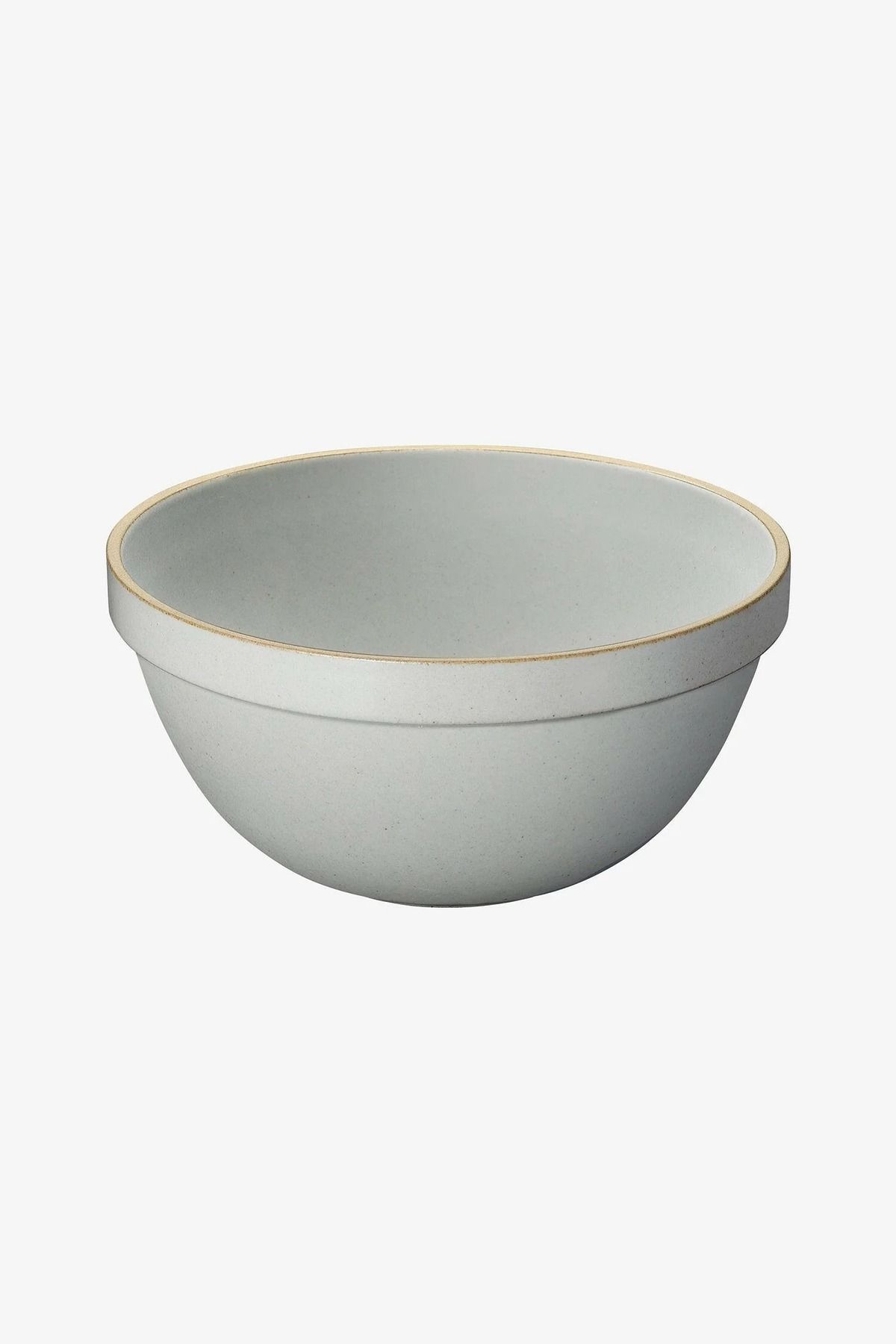 HASAMI PORCELAIN Deep Round Bowl Hasami Japon Seramiği Parlak Gri Kase 185×90 mm