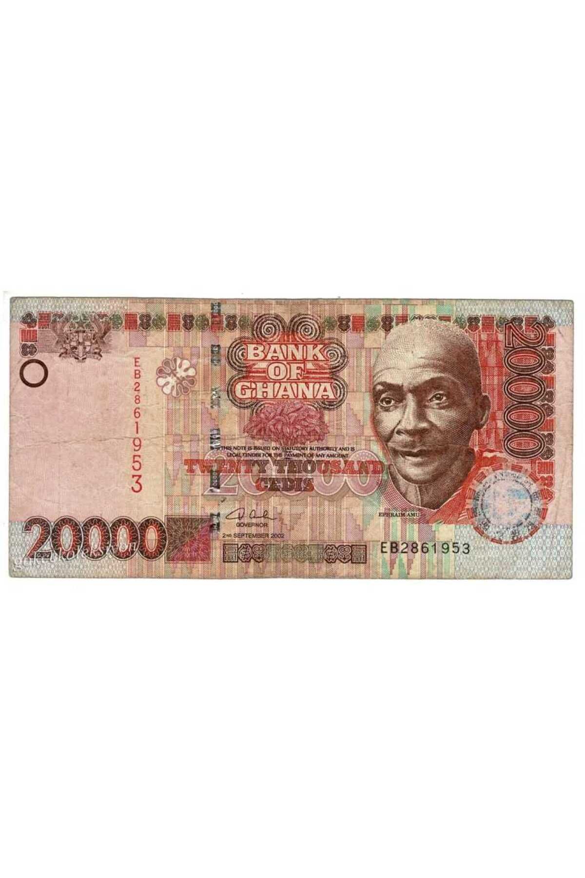 Gökçe Koleksiyon Gana 20.000 Cedis 2002 ÇT YKP1520