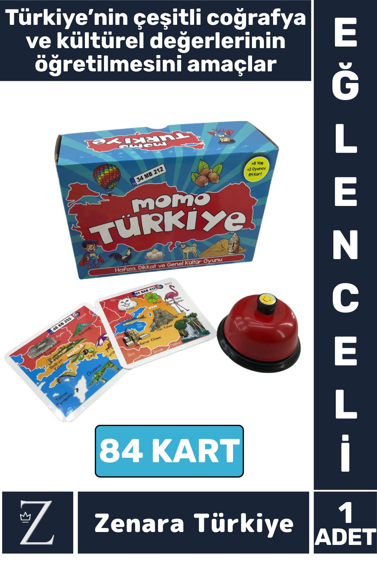 Zenara Eğitici Görsel Algı Koordinasyon Dikkat Hafıza Genel Kültür Geliştirici Eğlenceli Oyun MOMO TÜRKİYE