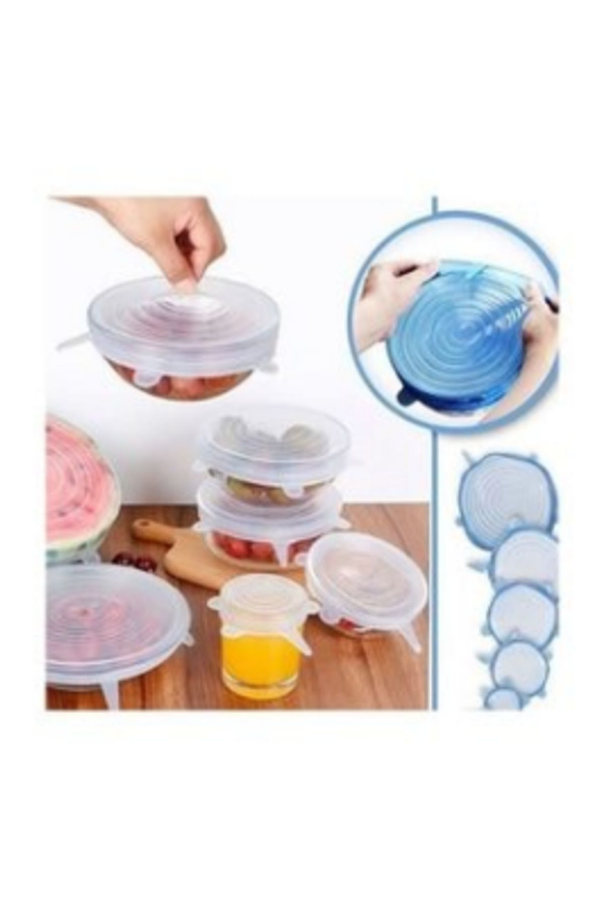 STOREMAX svticaret 6 PARÇA SİLİKON KAPAK VAKUM BONE mhm 1053513
