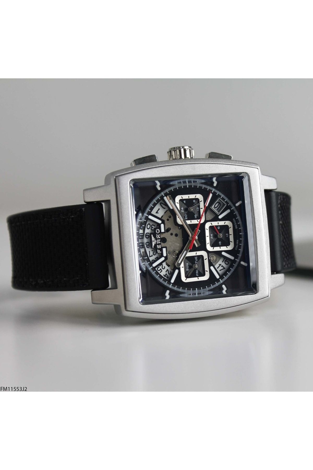 FERRO-Fm11553J2 Men's Wrist Watch with Silicone Cord 4