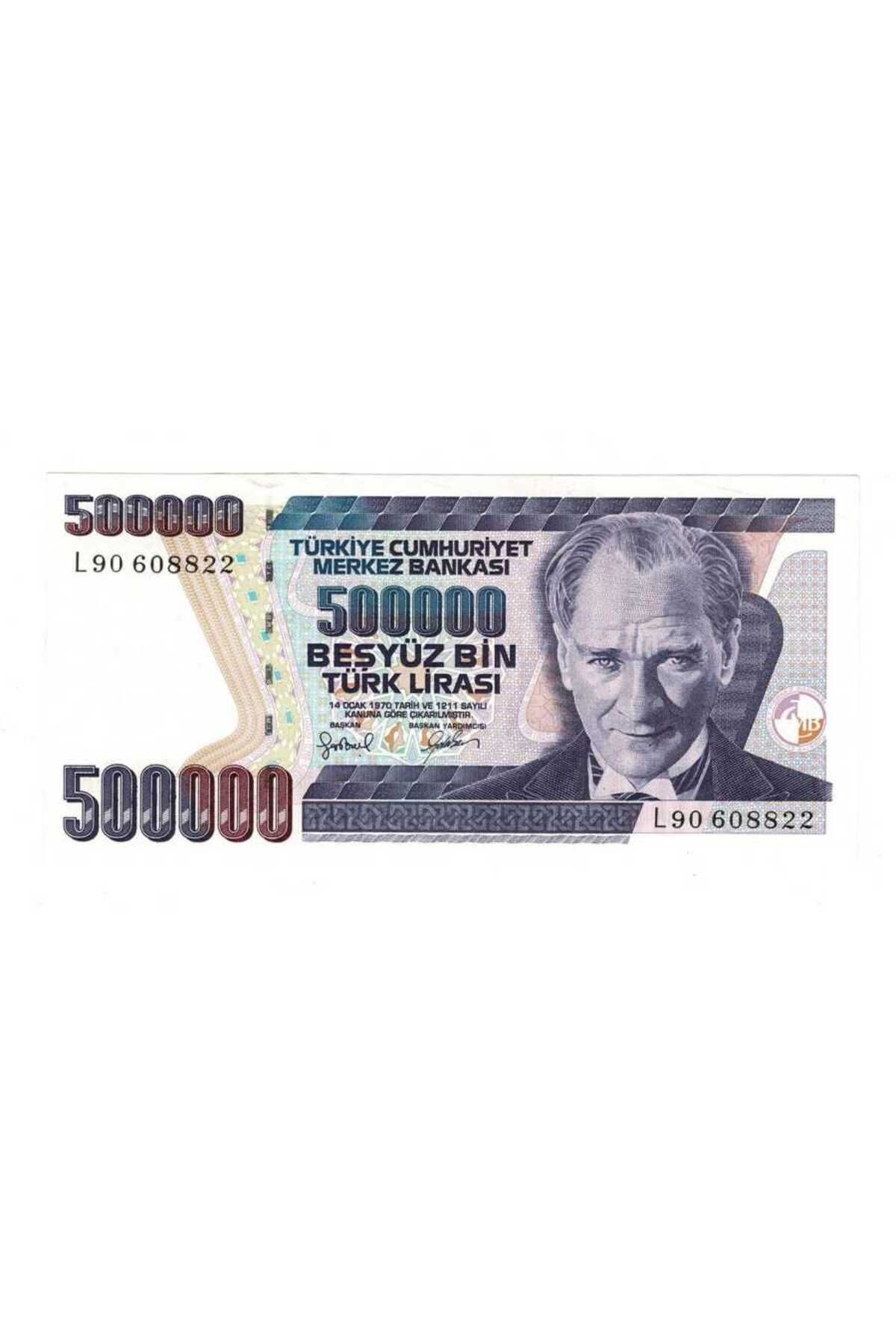 Gökçe Koleksiyon 7.Emisyon 4.Tertip 500.000 Türk Lirası Seri L90 ÇİL TCK9144