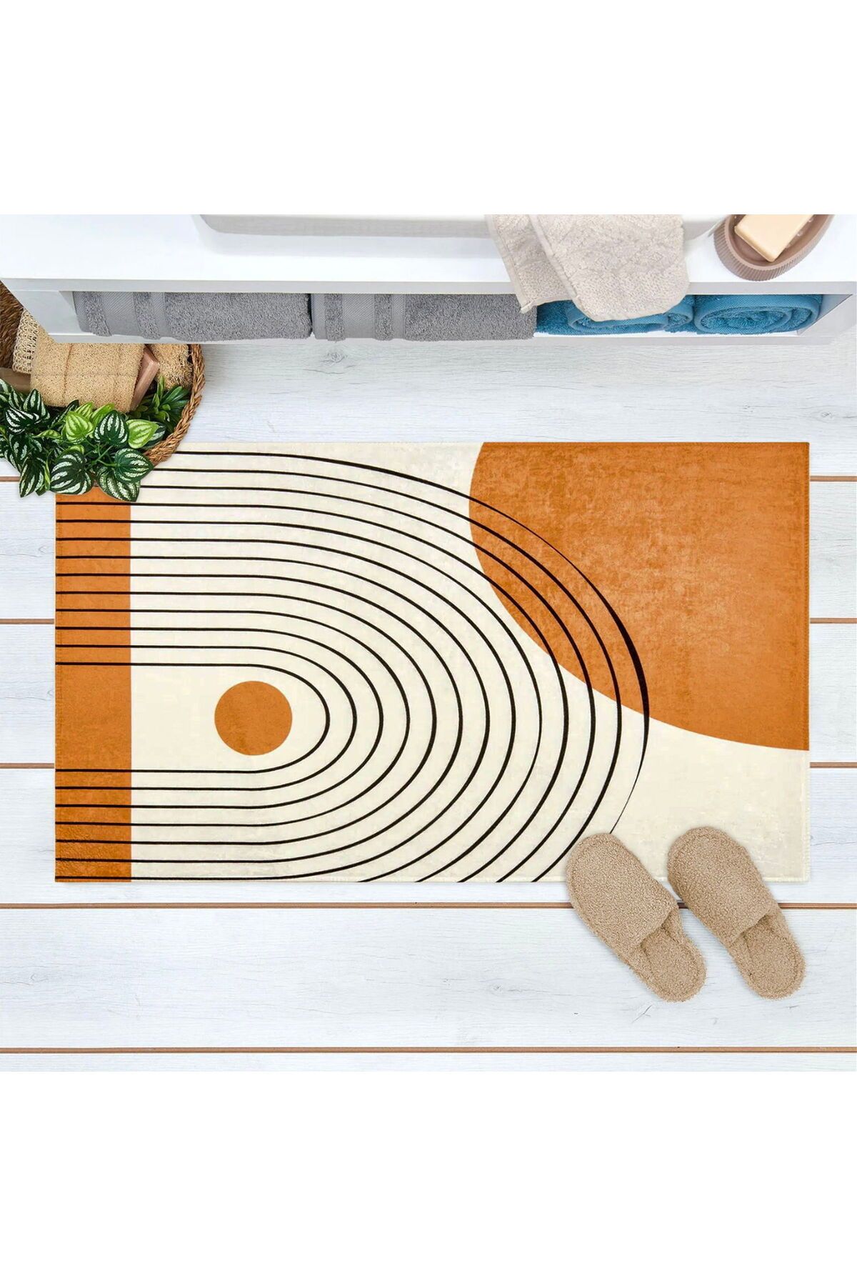 MATMEL Bohem Banyo Paspası - Renkli - 60x100 cm