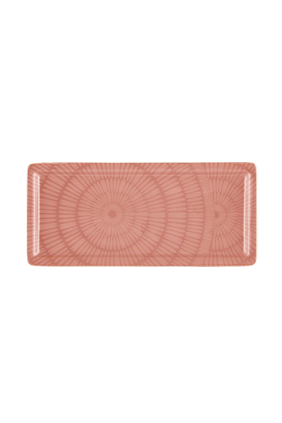 MATMEL Mia Noon Dikdörtgen Servis Tabağı - Somon - 35x16 cm