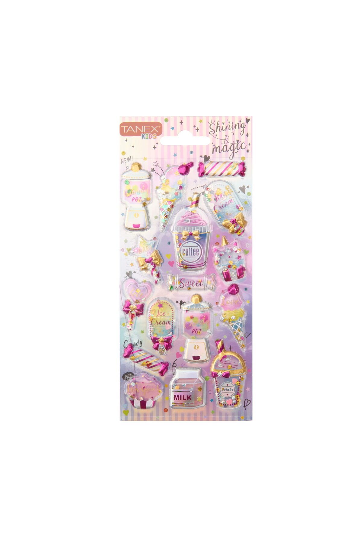 MATMEL Parlak Simli Sticker -