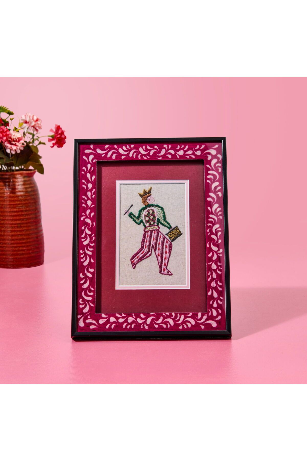 MATMEL İnstrumentistas Çerçeve - Pembe / Beyaz - 15x21 cm