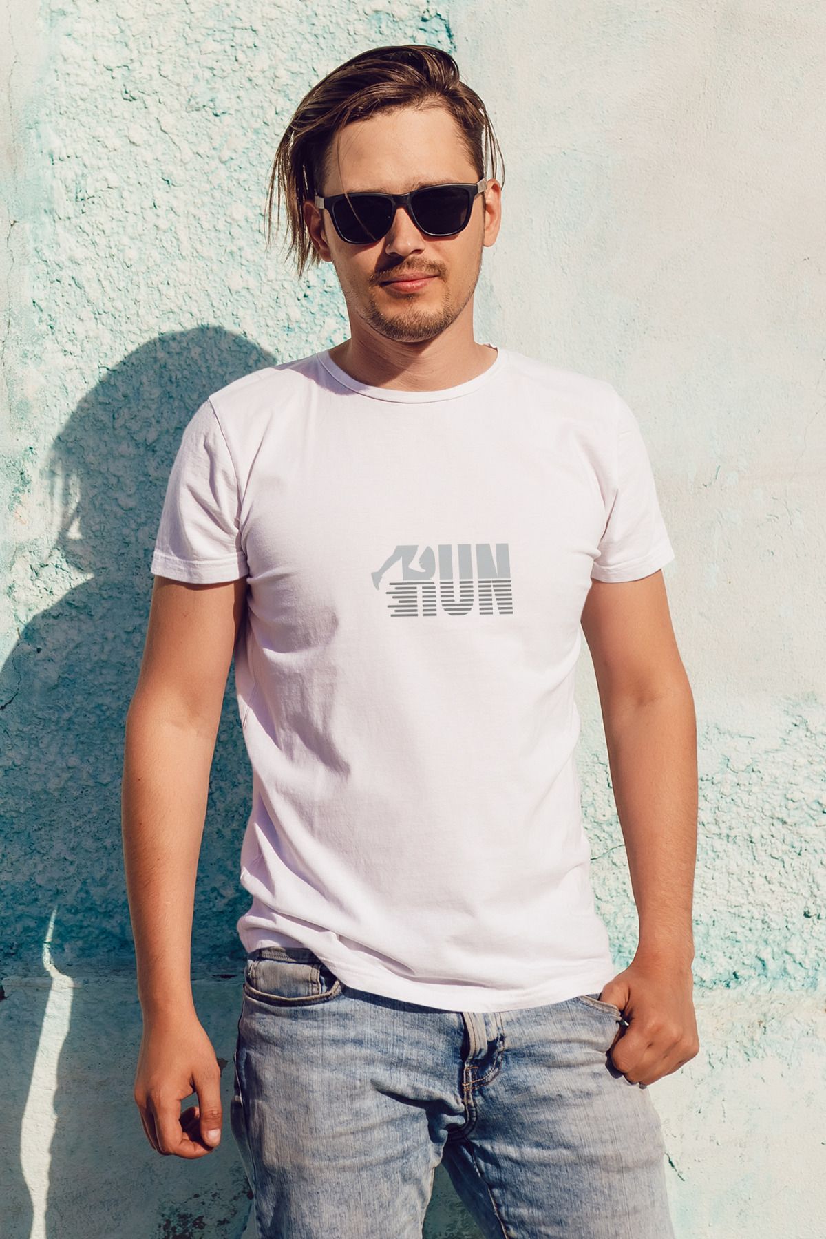 Decrift Run %100 Pamuk Erkek T-Shirt