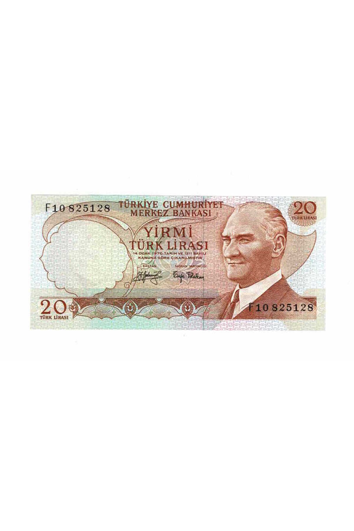 Gökçe Koleksiyon 6. Emisyon 3.Tertip 20 Türk Lirası Seri F10 ÇİL TCK9677