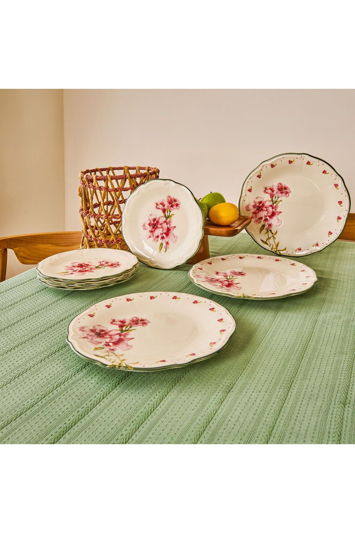 MATMEL Camellia 24 Parça Yemek Takımı - Renkli