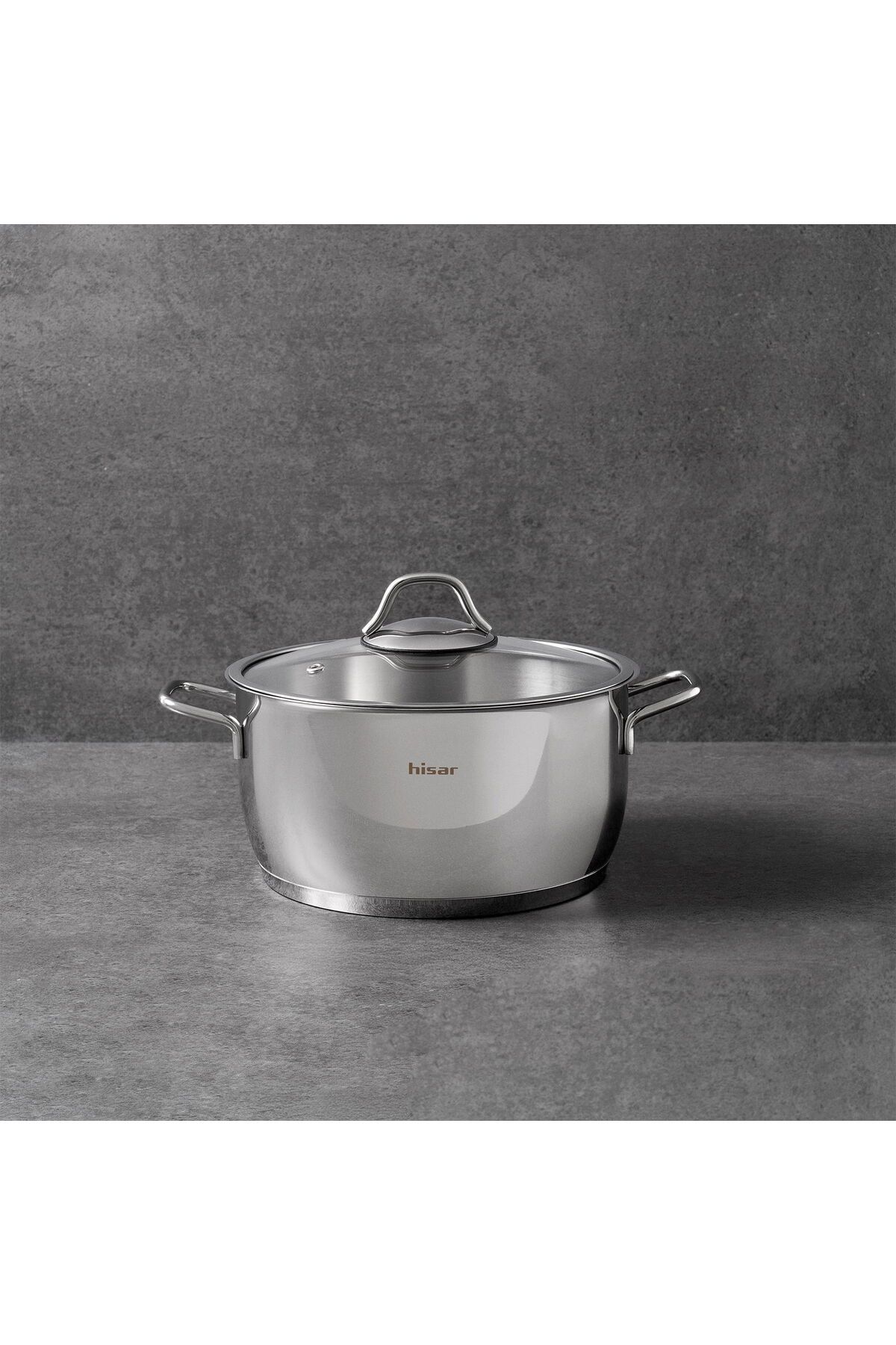 ASPARTAM Teos Çelik Derin Tencere - Inox - 22 cm