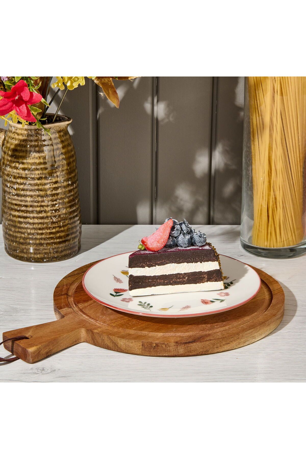 MATMEL Porselen Faylinn Pasta Tabağı - Renkli - 19 cm