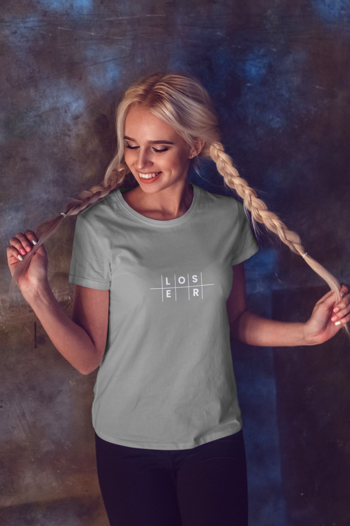 Decrift Loser %100 Pamuk Kadın T-Shirt